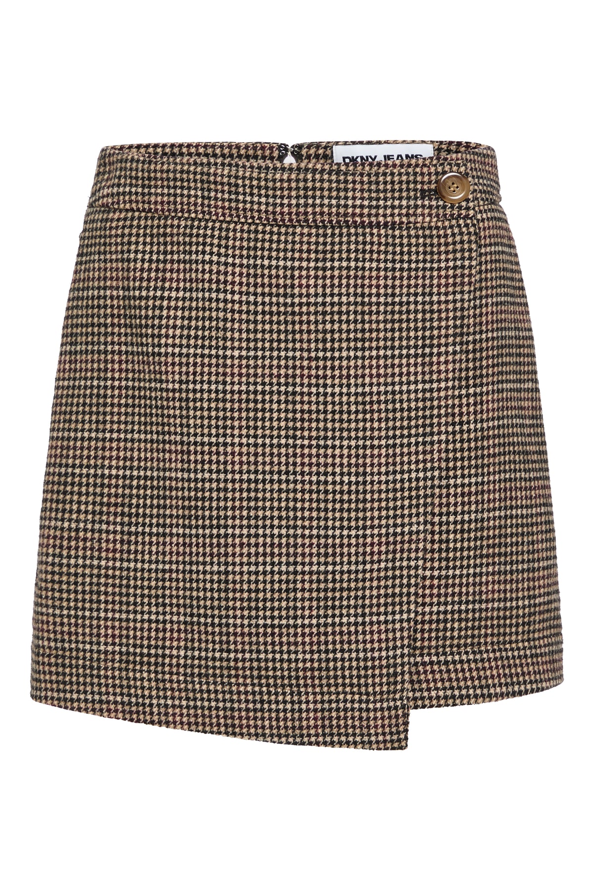 HOUNDSTOOTH MINI WRAP SKIRT VIEW 2