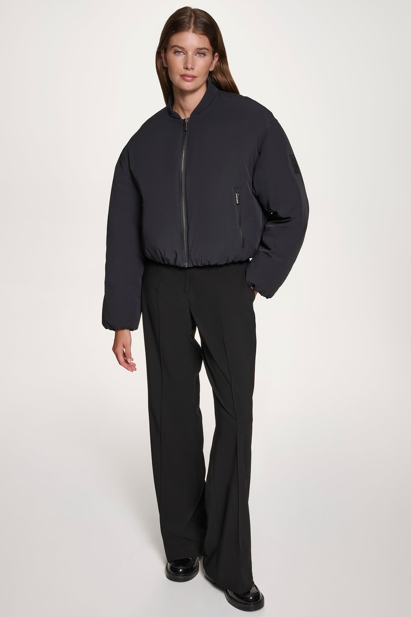 MATTE NYLON BOMBER STYLE JACKET VIEW 5 | New clothing MATTE NYLON BOMBER STYLE JACKET VIEW 5 | New clothing
