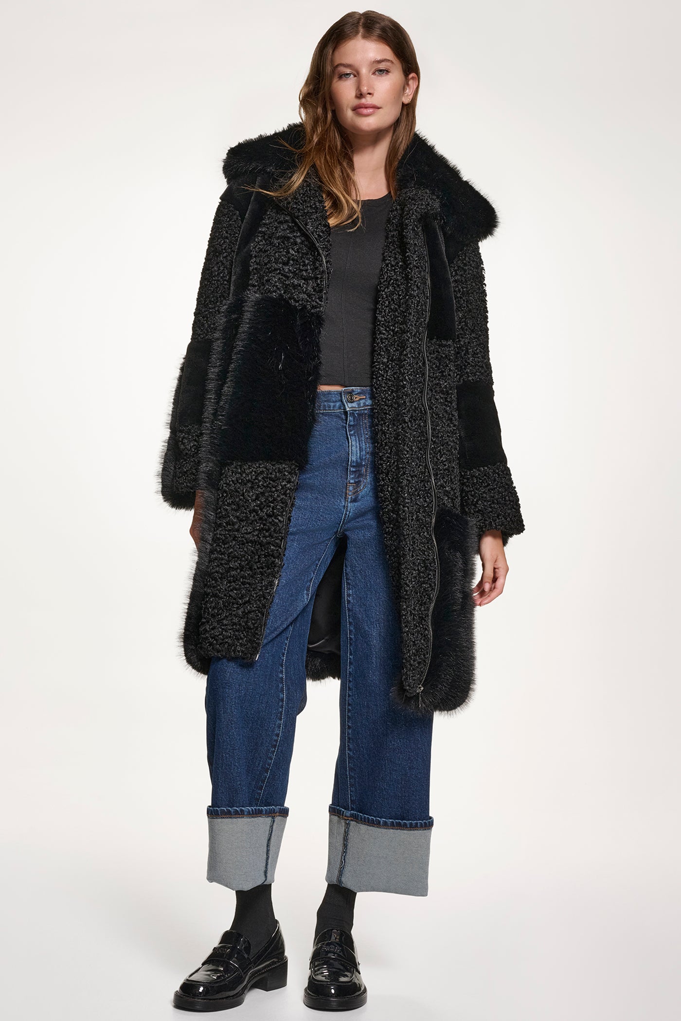 PATCHWORK FAUX FUR JACKET VIEW 4 | New clothing PATCHWORK FAUX FUR JACKET VIEW 4 | New clothing