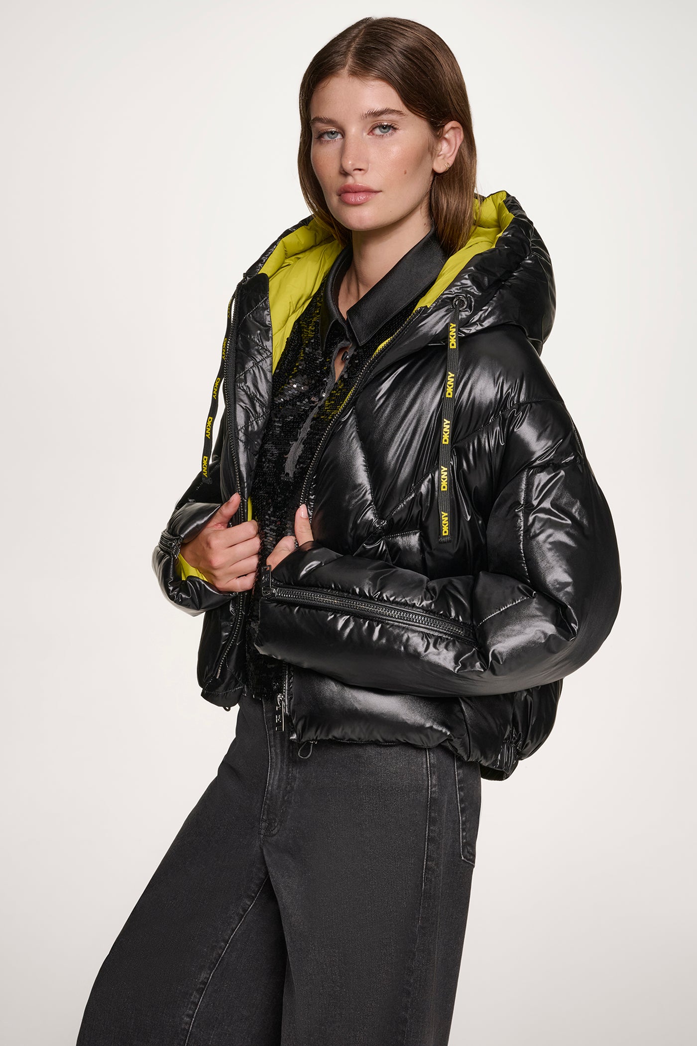 CROPPED PUFFER JACKET VIEW 3 | Fall Collection CROPPED PUFFER JACKET VIEW 3 | Fall Collection