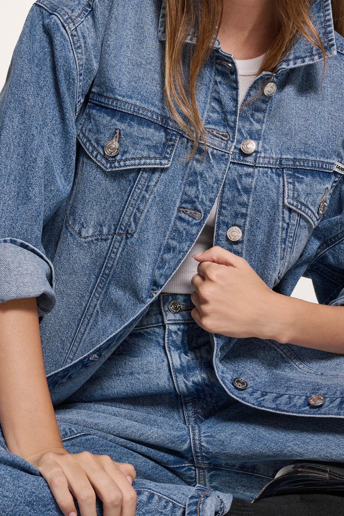 MAXI DENIM TRUCKER JACKET VIEW 6 | New clothing MAXI DENIM TRUCKER JACKET VIEW 6 | New clothing