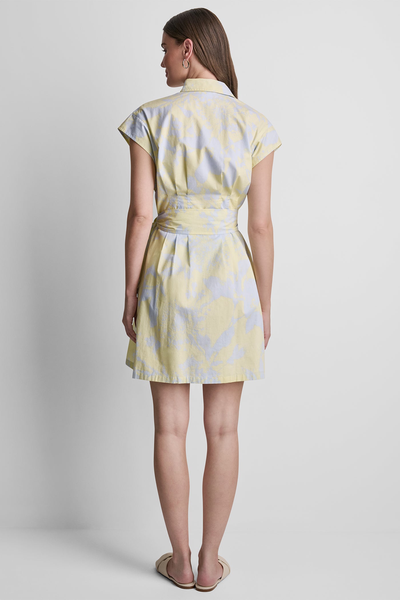 COTTON CAP SLEEVE MINI SHIRT DRESS VIEW 3 | Dresses & Jumpsuits COTTON CAP SLEEVE MINI SHIRT DRESS VIEW 3 | Dresses & Jumpsuits
