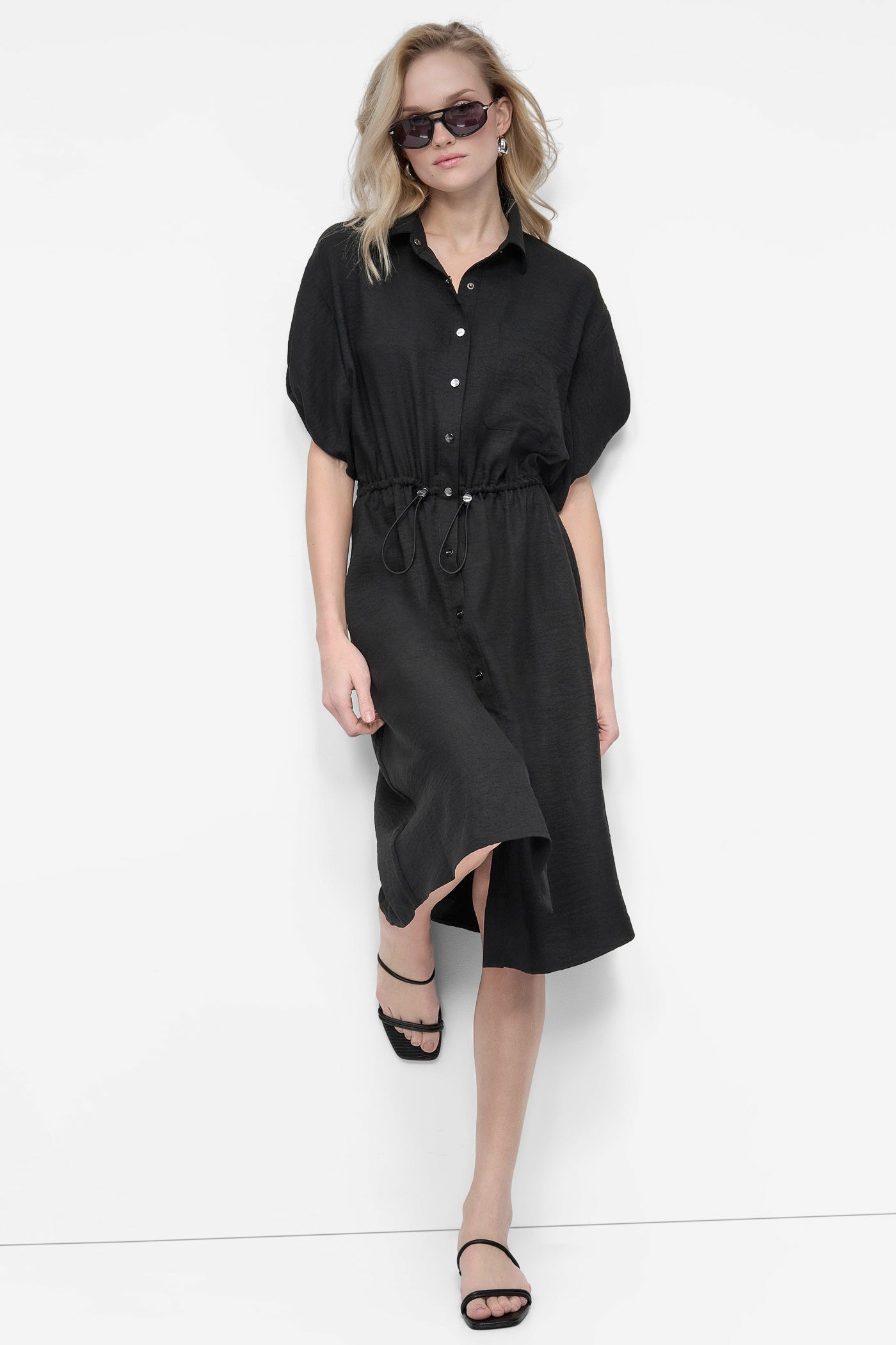 SHORT SLEEVE BUTTON DOWN SHIRT DRESS VIEW 6 | Dresses & Jumpsuits SHORT SLEEVE BUTTON DOWN SHIRT DRESS VIEW 6 | Dresses & Jumpsuits