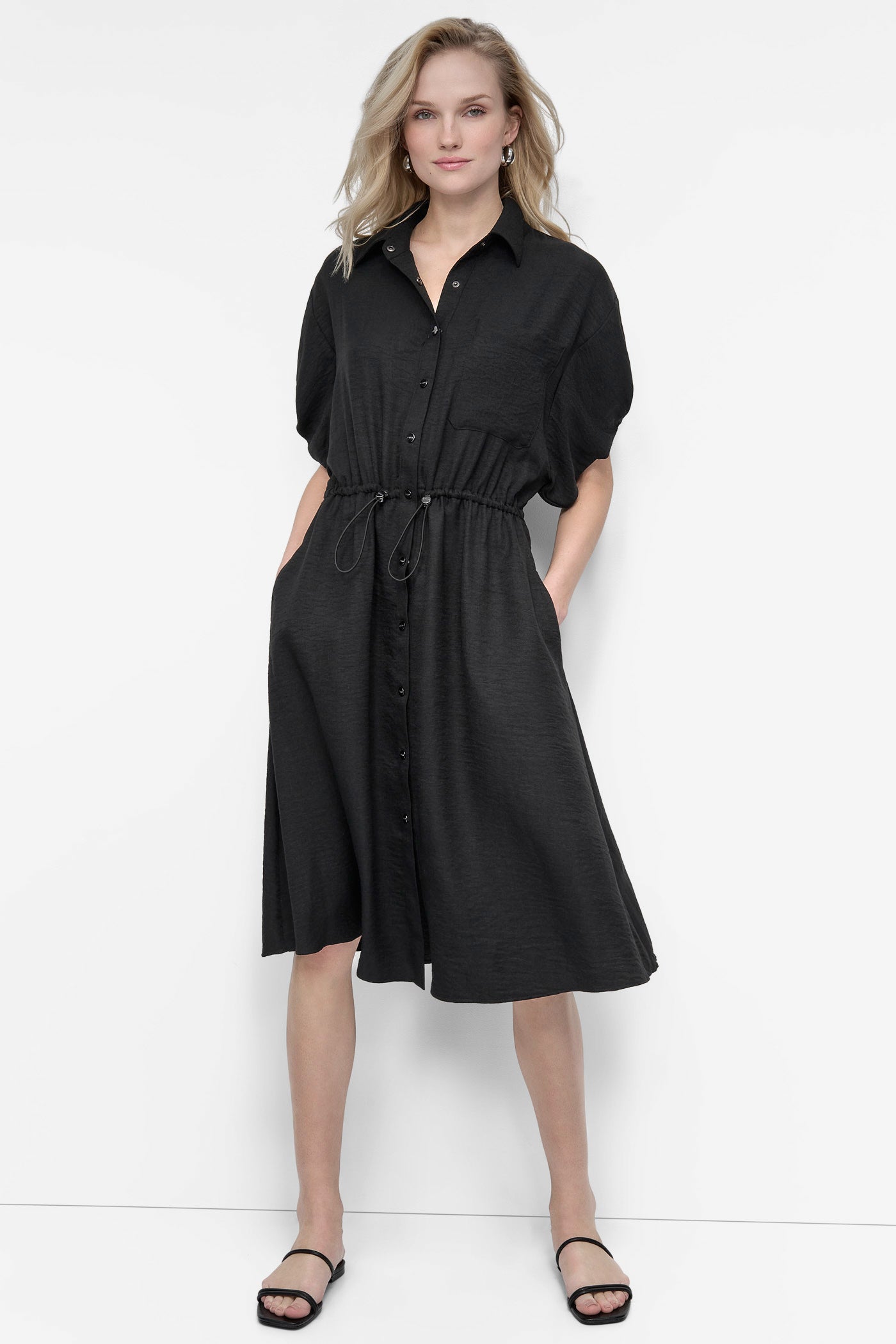 SHORT SLEEVE BUTTON DOWN SHIRT DRESS VIEW 1 | Dresses & Jumpsuits SHORT SLEEVE BUTTON DOWN SHIRT DRESS VIEW 1 | Dresses & Jumpsuits