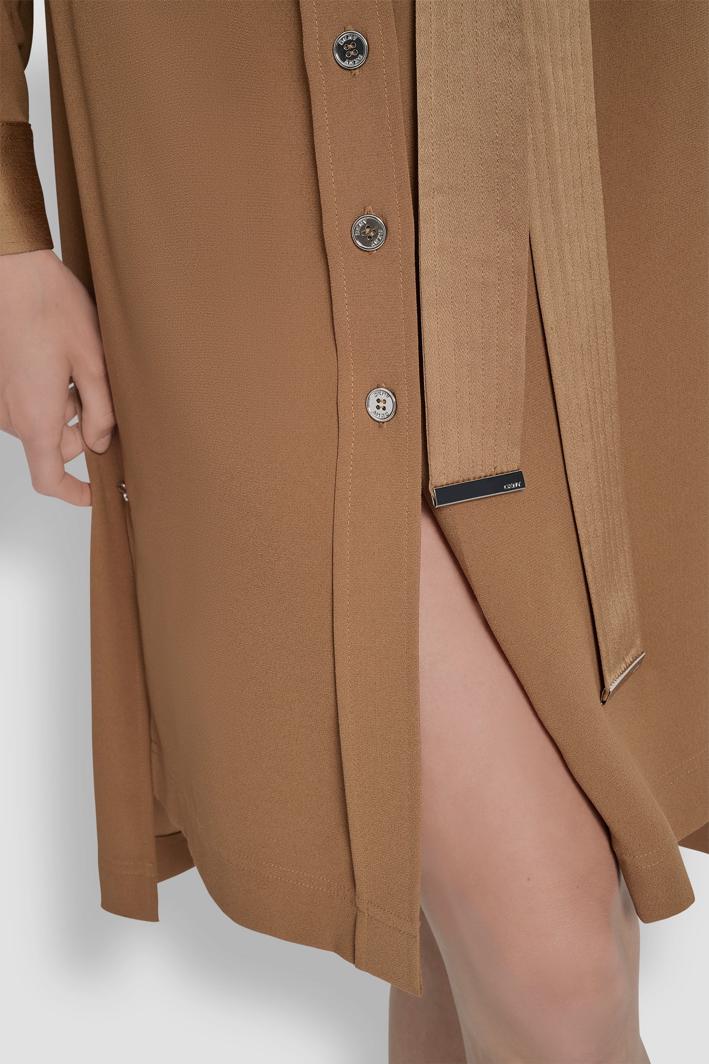 LONG SLEEVE SHIRT DRESS WITH BELT VIEW 6 | New Arrivals LONG SLEEVE SHIRT DRESS WITH BELT VIEW 6 | New Arrivals