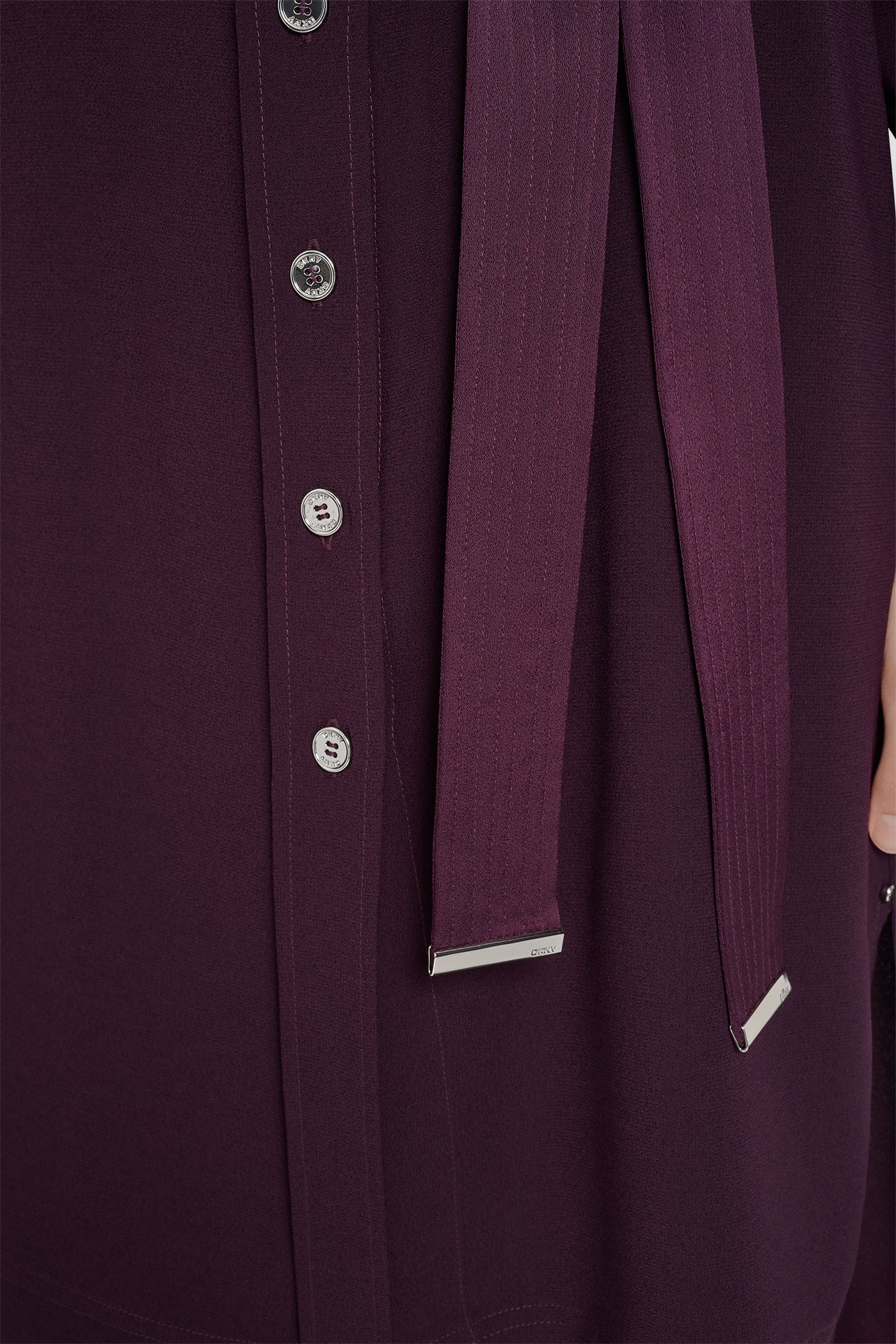 LONG SLEEVE SHIRT DRESS WITH BELT VIEW 6 | New Arrivals LONG SLEEVE SHIRT DRESS WITH BELT VIEW 6 | New Arrivals