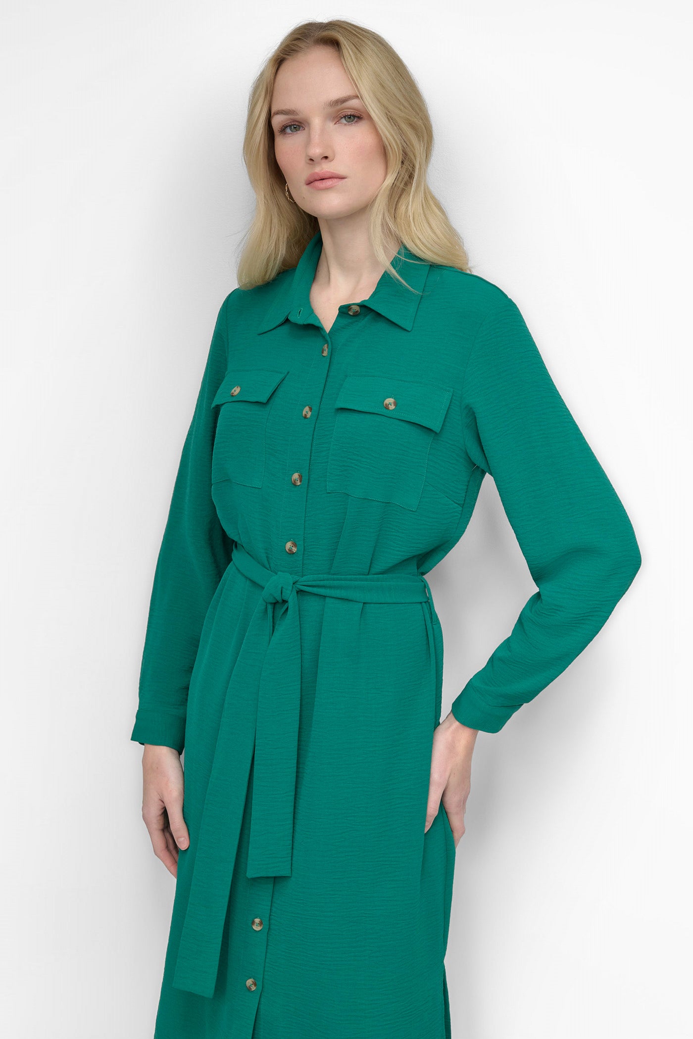 COLLARED BUTTON DRESS VIEW 4 COLLARED BUTTON DRESS VIEW 4