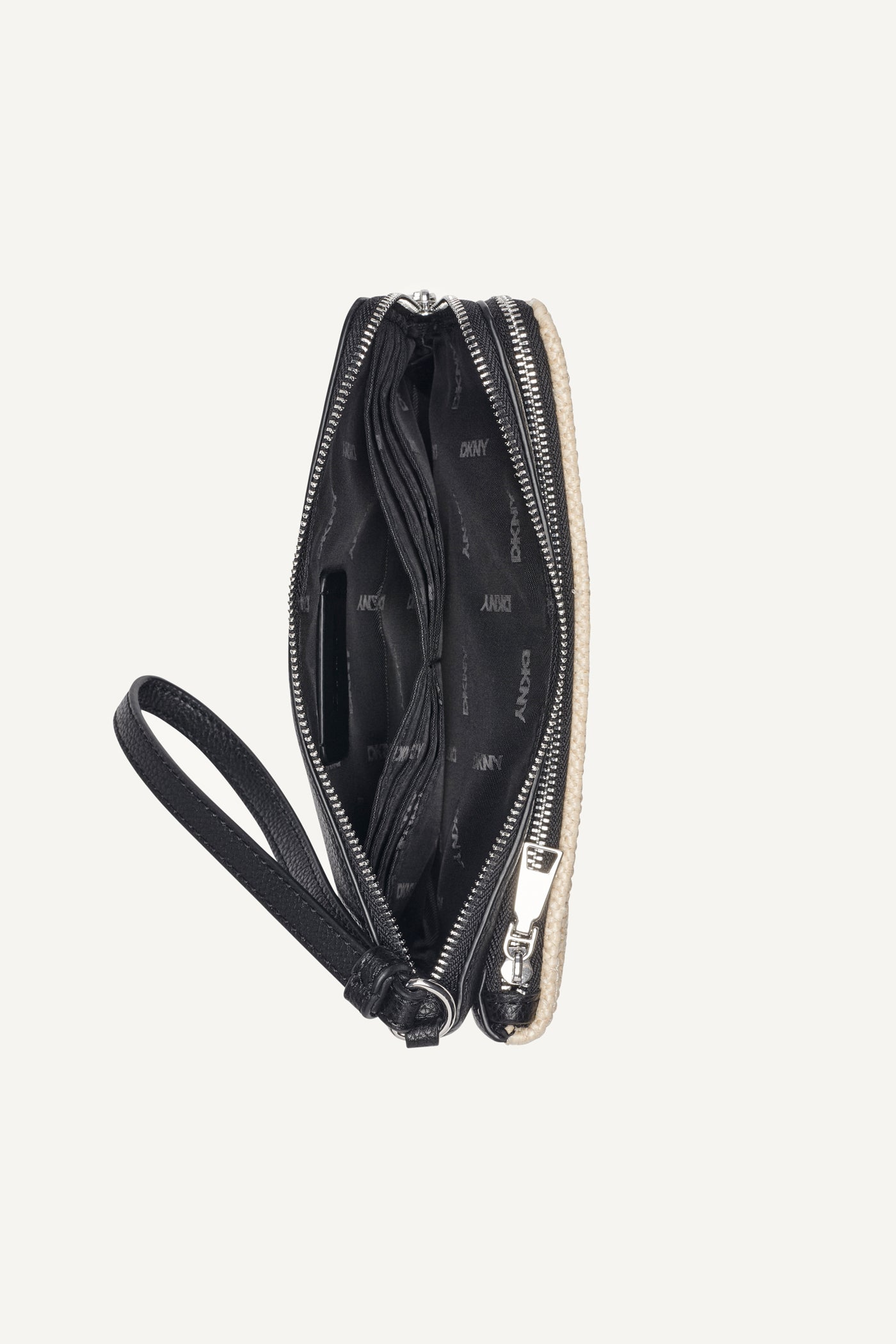 Sarah Dual Zip Pouch Wristlet | DKNY