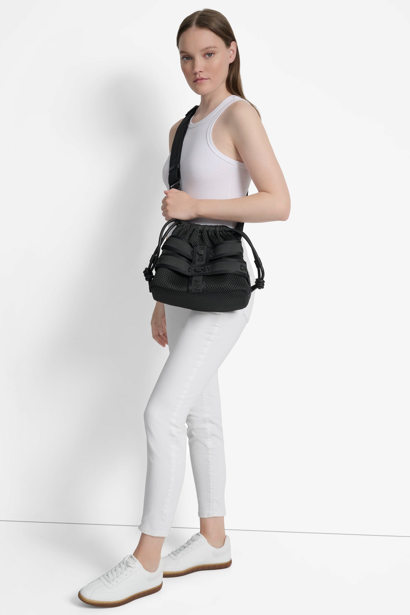 CHAYA MESH LOGO CROSSBODY BAG View 2 | Gifts Under $100 CHAYA MESH LOGO CROSSBODY BAG View 2 | Gifts Under $100