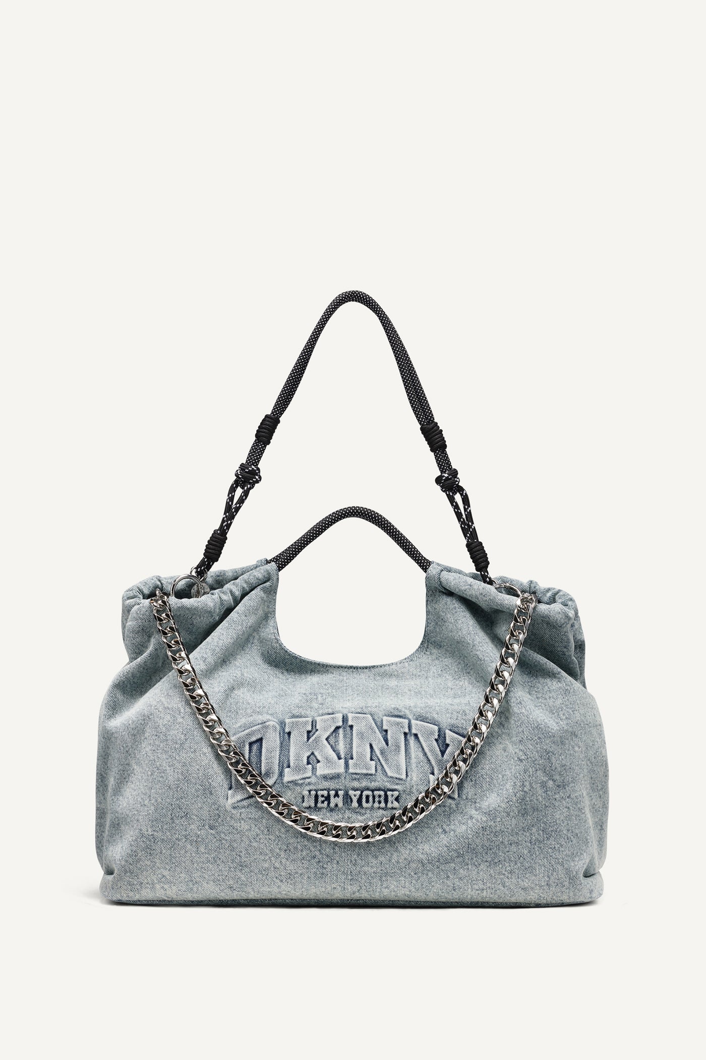 MABEL DENIM LARGE LOGO TOTE View 1 | Bags MABEL DENIM LARGE LOGO TOTE View 1 | Bags