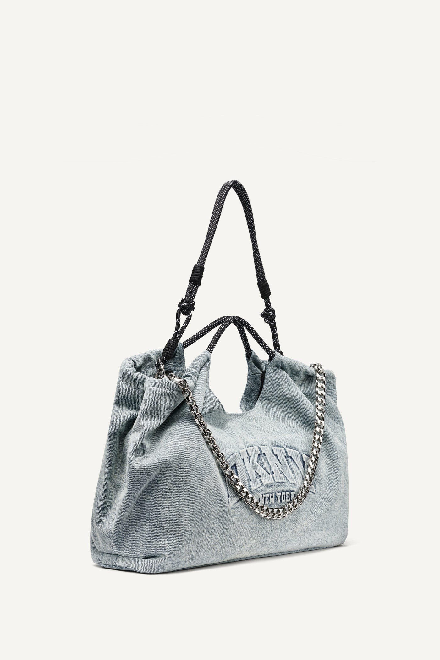 MABEL DENIM LARGE LOGO TOTE View 2 | Bags MABEL DENIM LARGE LOGO TOTE View 2 | Bags