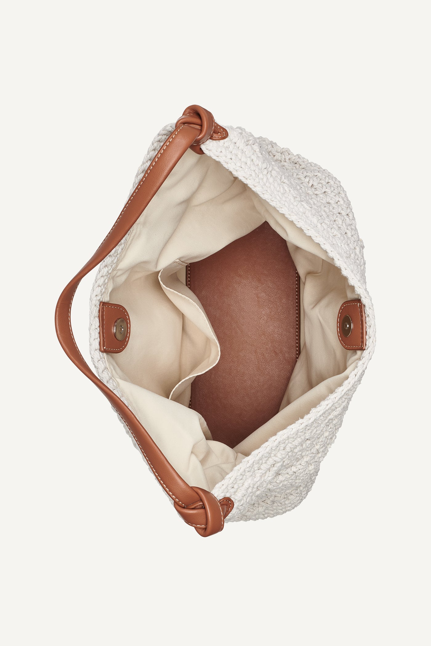 PAULA CROCHET LOGO HOBO BAG VIEW 2