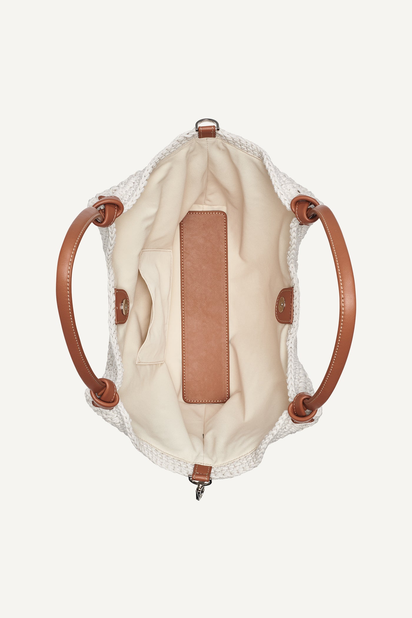 PAULA CROCHET LOGO MEDIUM COMMUTER TOTE VIEW 6 | The Paula Commuter Tote PAULA CROCHET LOGO MEDIUM COMMUTER TOTE VIEW 6 | The Paula Commuter Tote