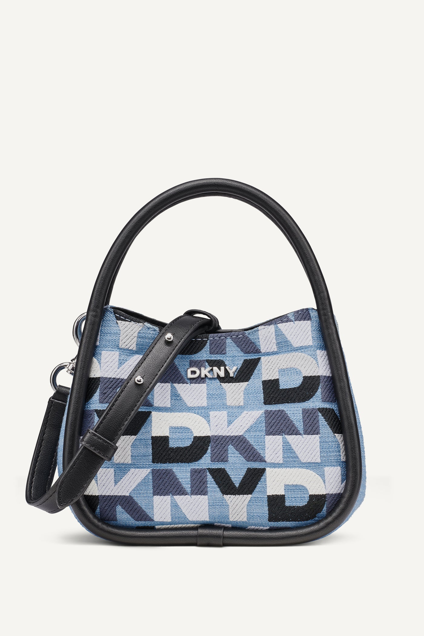 CAPRI DENIM LOGO HOBO CROSSBODY BAG View 1 | Denim Destination CAPRI DENIM LOGO HOBO CROSSBODY BAG View 1 | Denim Destination