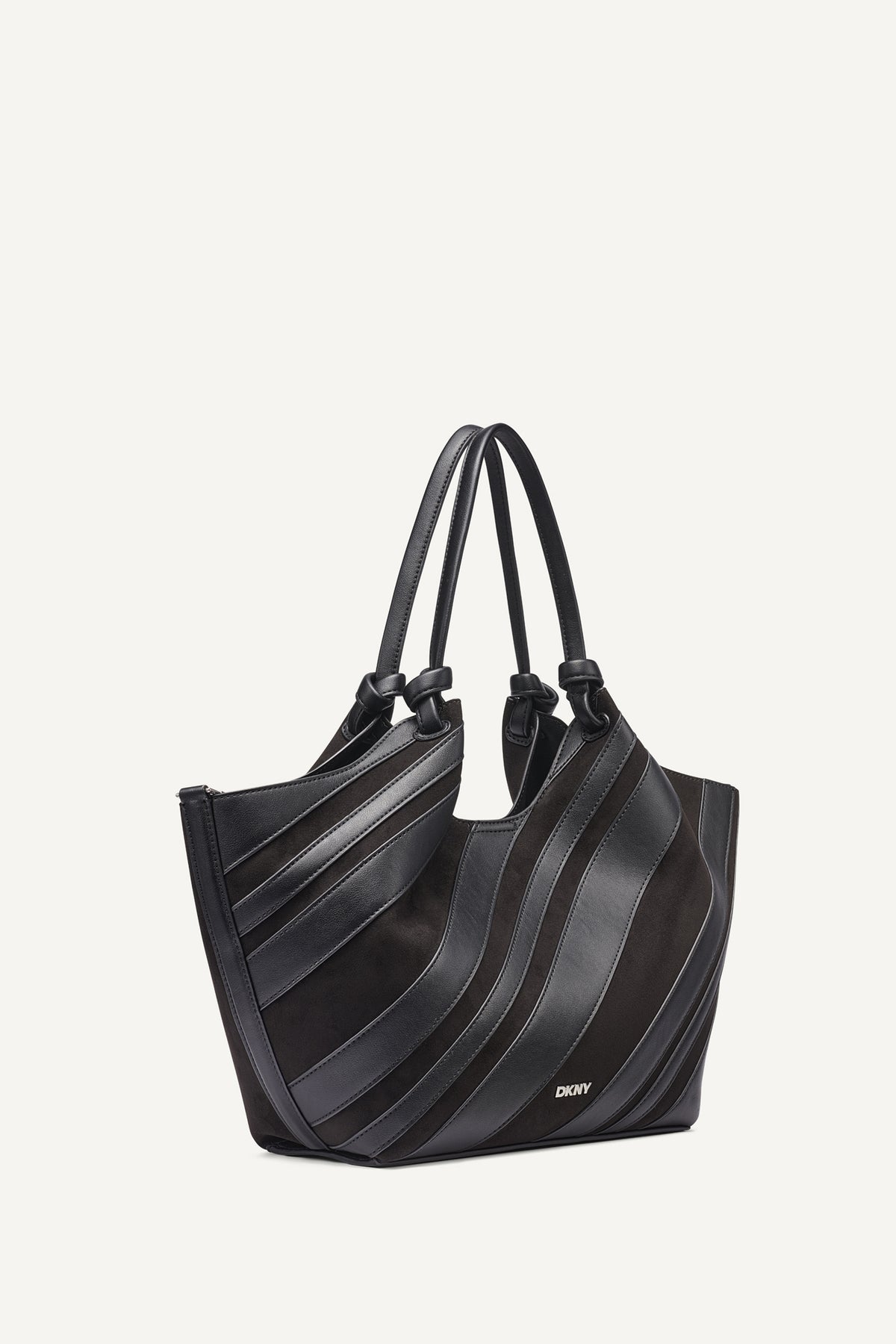 PAULA MEDIUM STRIPED COMMUTER TOTE VIEW 2