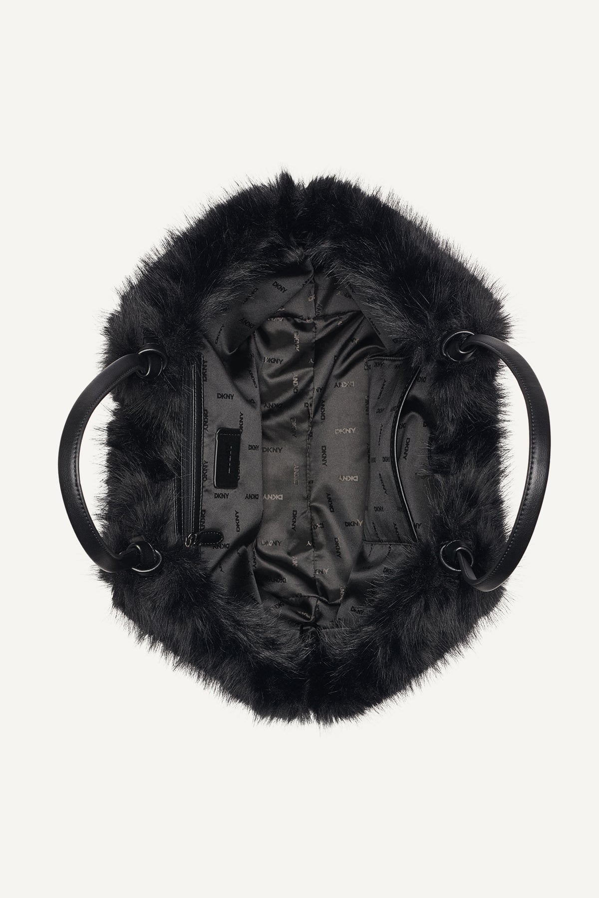 PAULA MEDIUM FAUX FUR TOTE VIEW 2