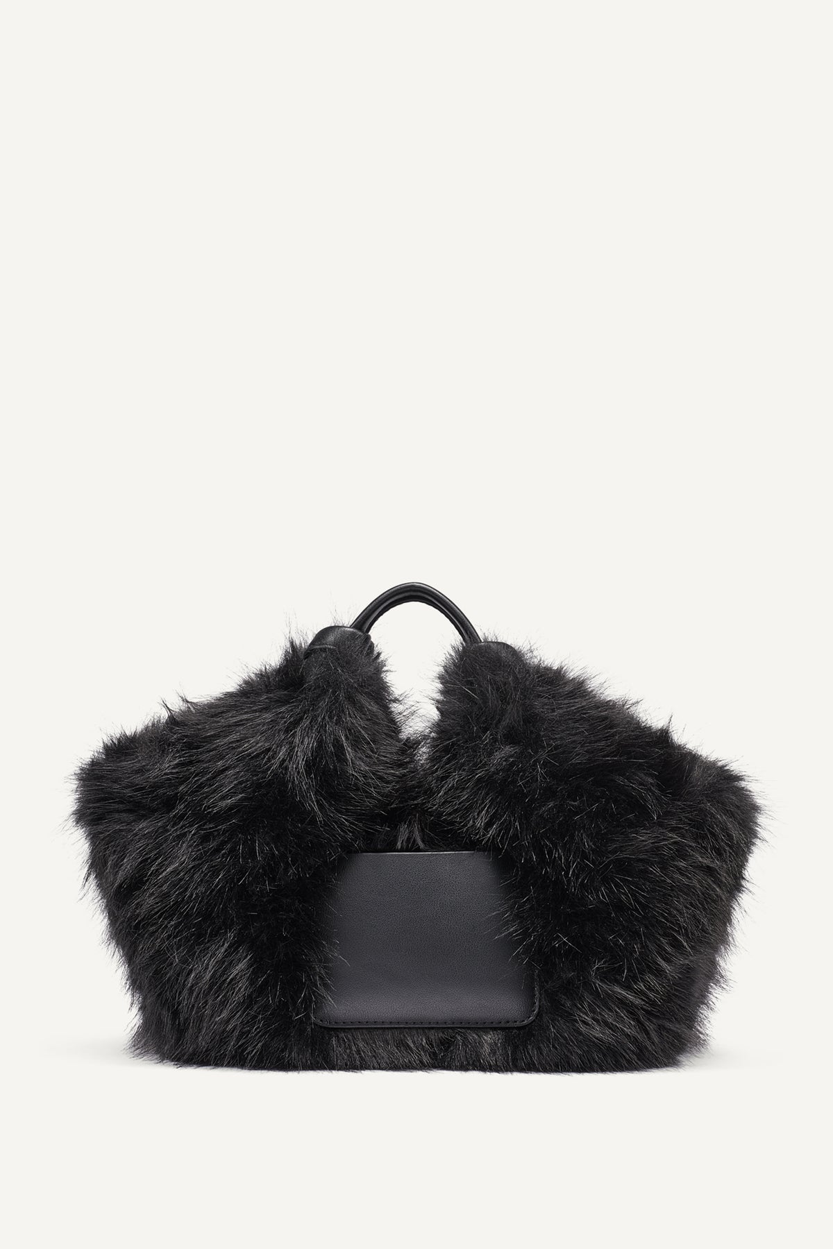 PAULA SMALL FAUX FUR TOTE VIEW 2