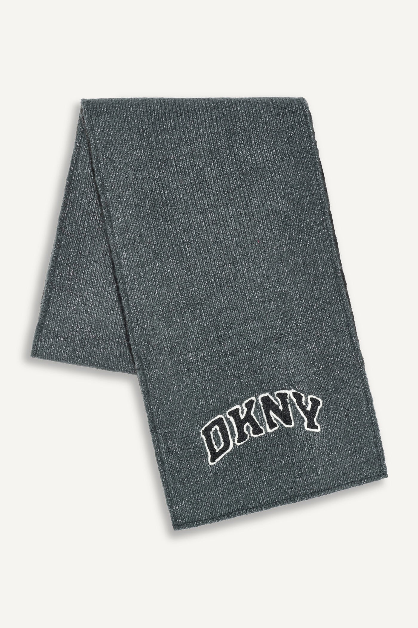 Varsity Knit Logo Scarf | Cold Weather | DKNY