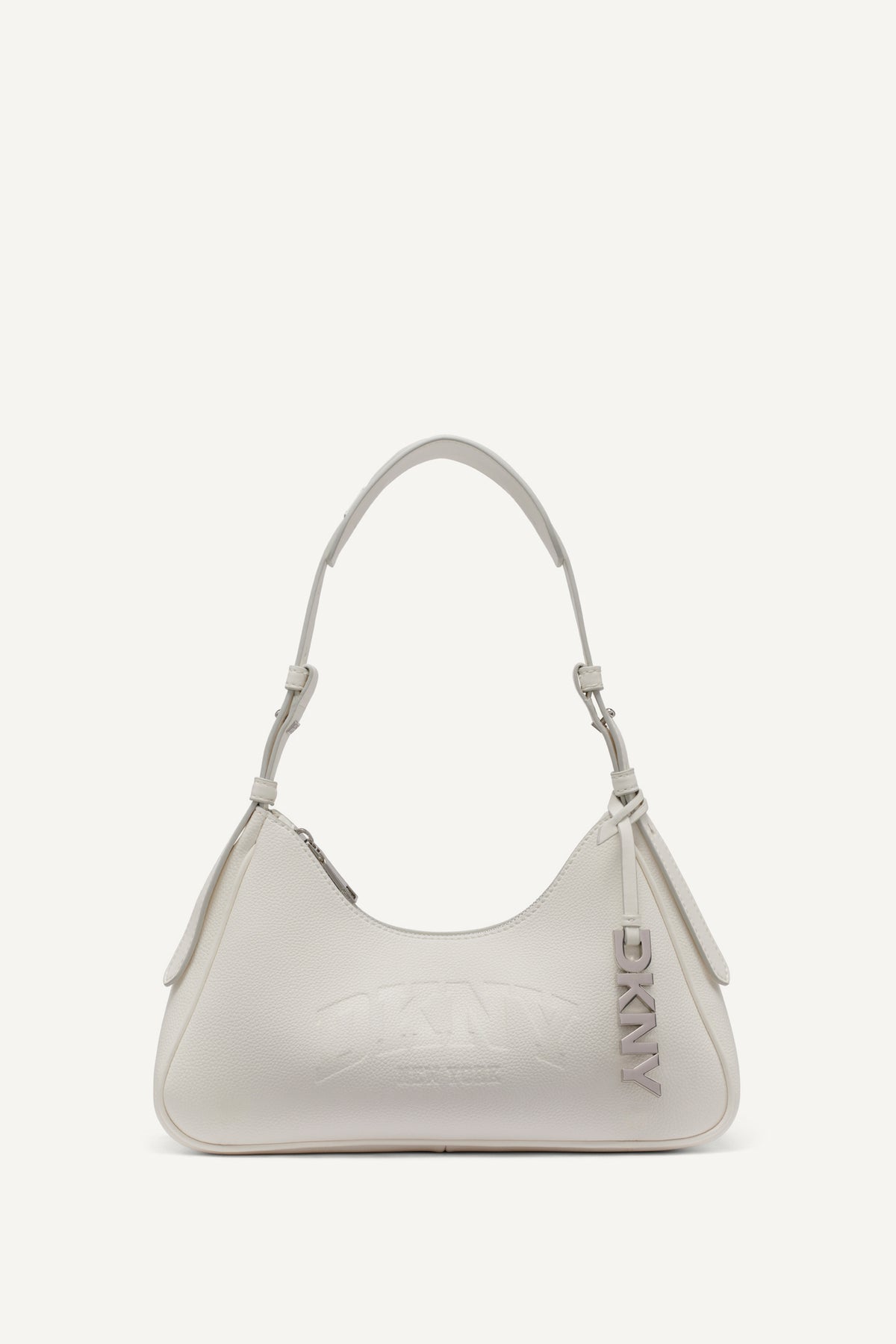 Nell Logo Embossed Shoulder Bag | DKNY