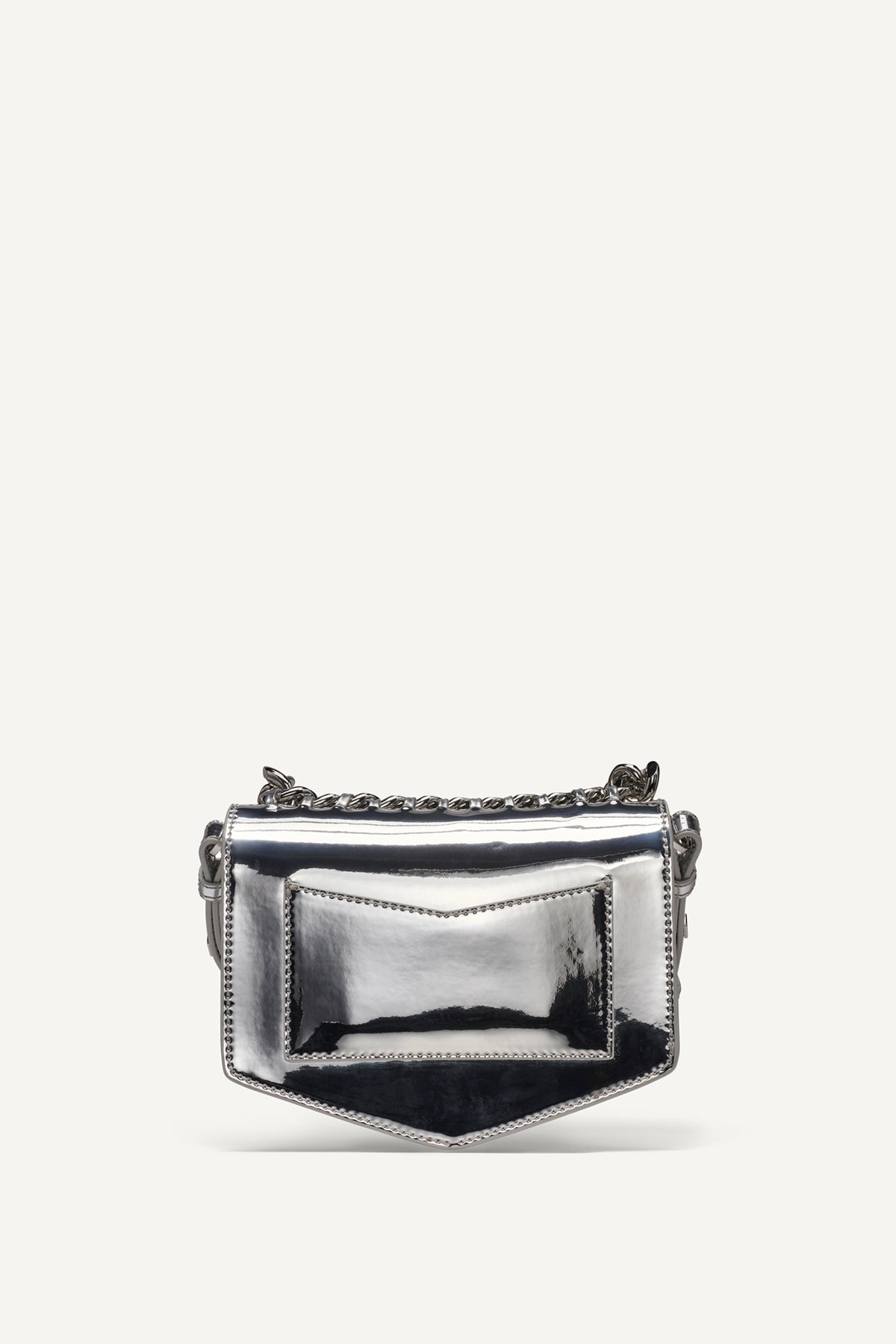 DKNY Lisa Pochette Tracolla In Pelle Martellata Con Dettaglio Snake – Borsa Da Giorno E Da Sera, Chiusura Magnetica
