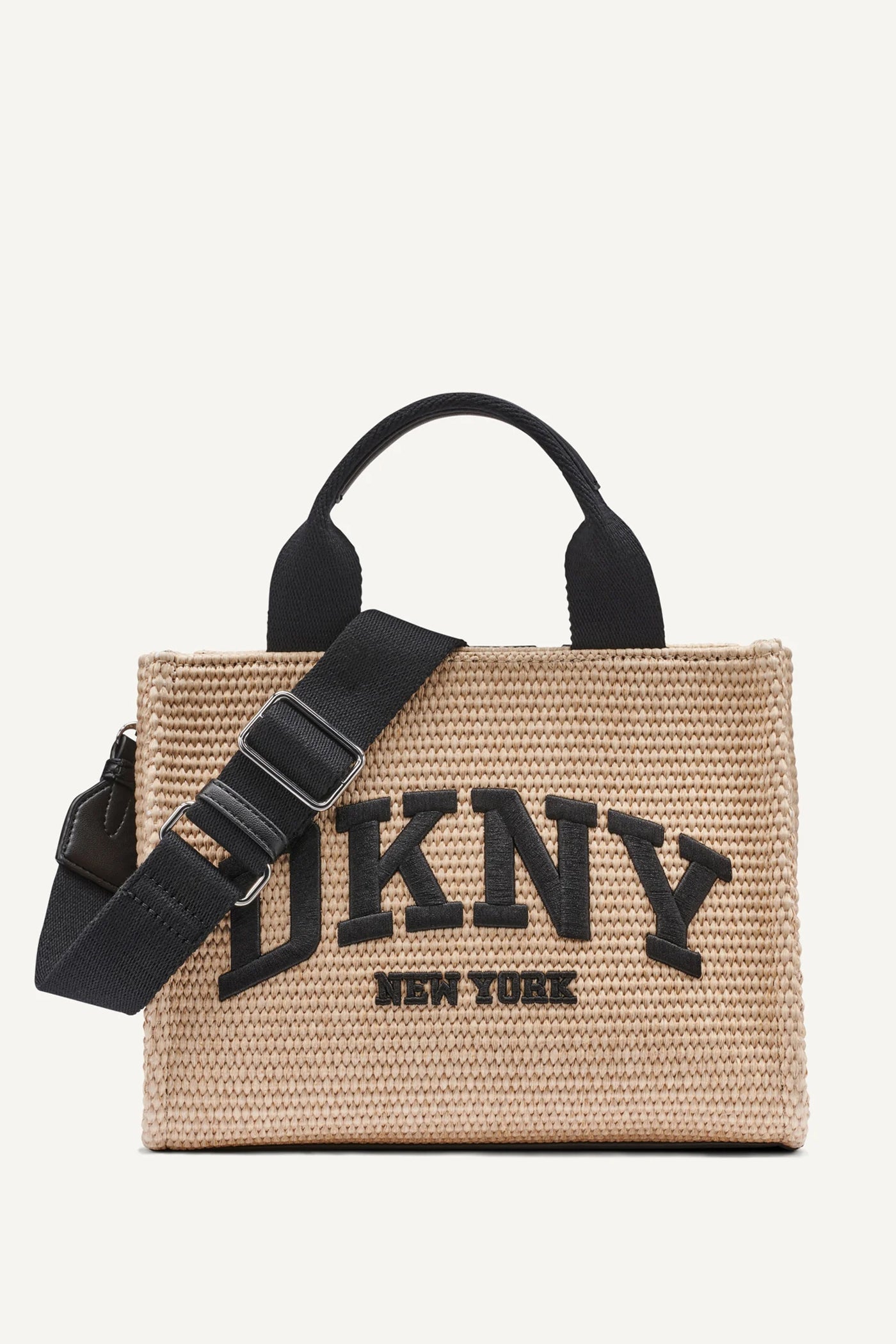 Hadlee Small Straw Logo Tote | Totes | DKNY