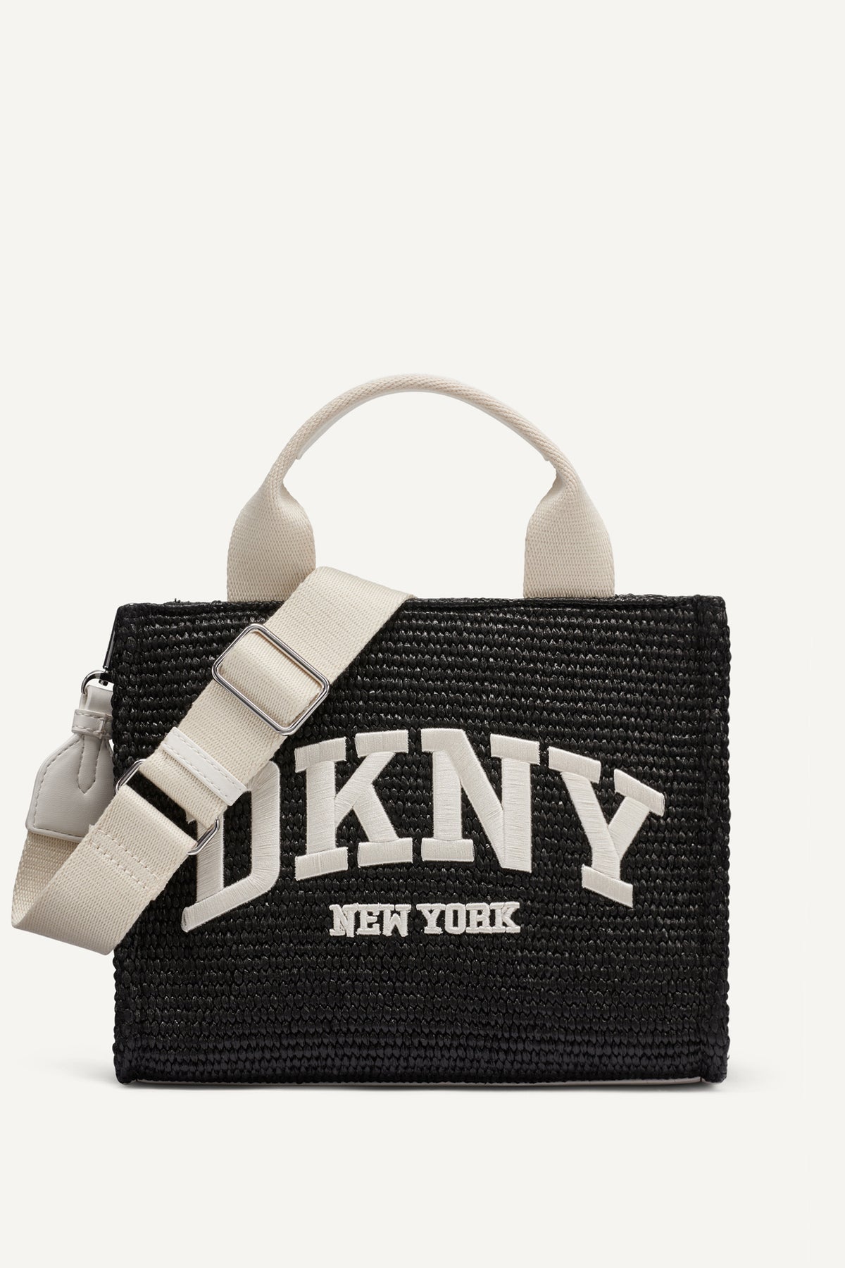 Hadlee Small Straw Logo Tote | Totes | DKNY