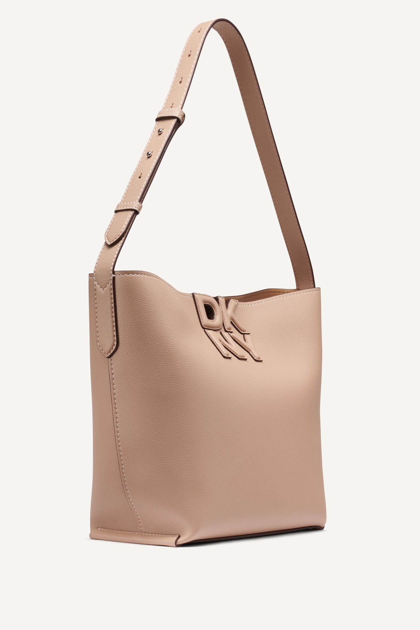 NICOLE LOGO BUCKET BAG View 2 | NEW NEUTRALS NICOLE LOGO BUCKET BAG View 2 | NEW NEUTRALS