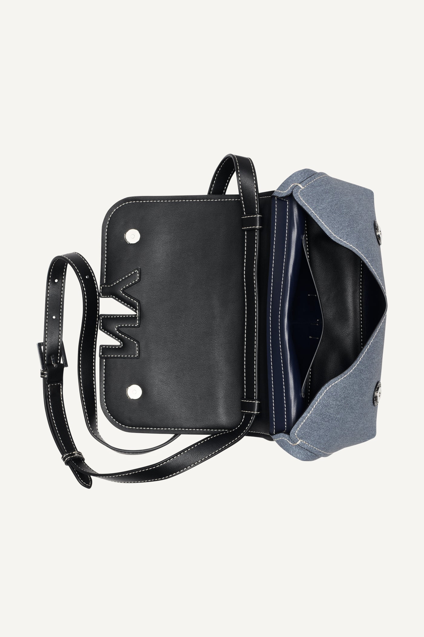 Nicole Denim Logo Crossbody Bag | DKNY