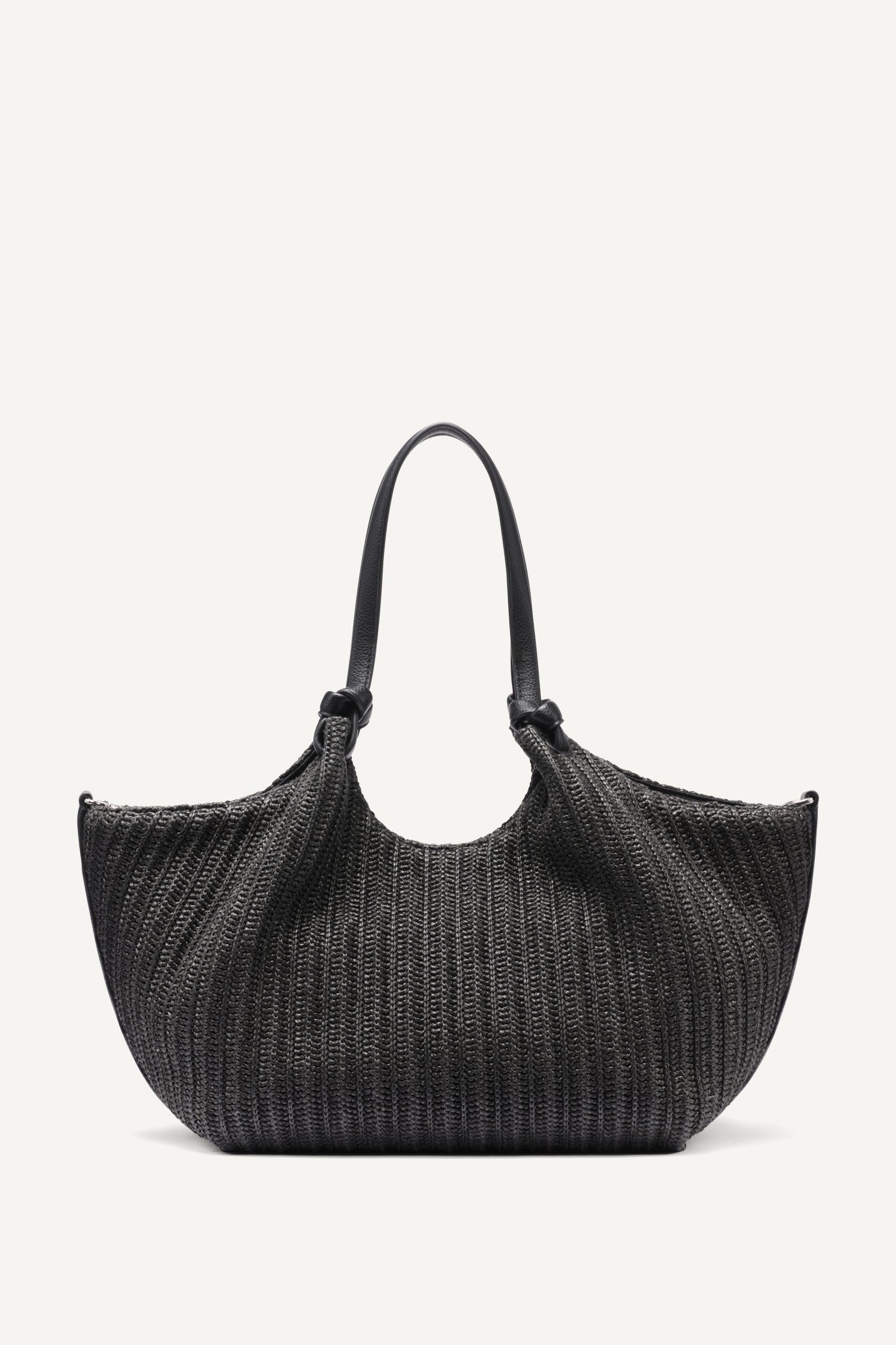 PAULA CROCHET RAFFIA MEDIUM COMMUTER TOTE VIEW 2