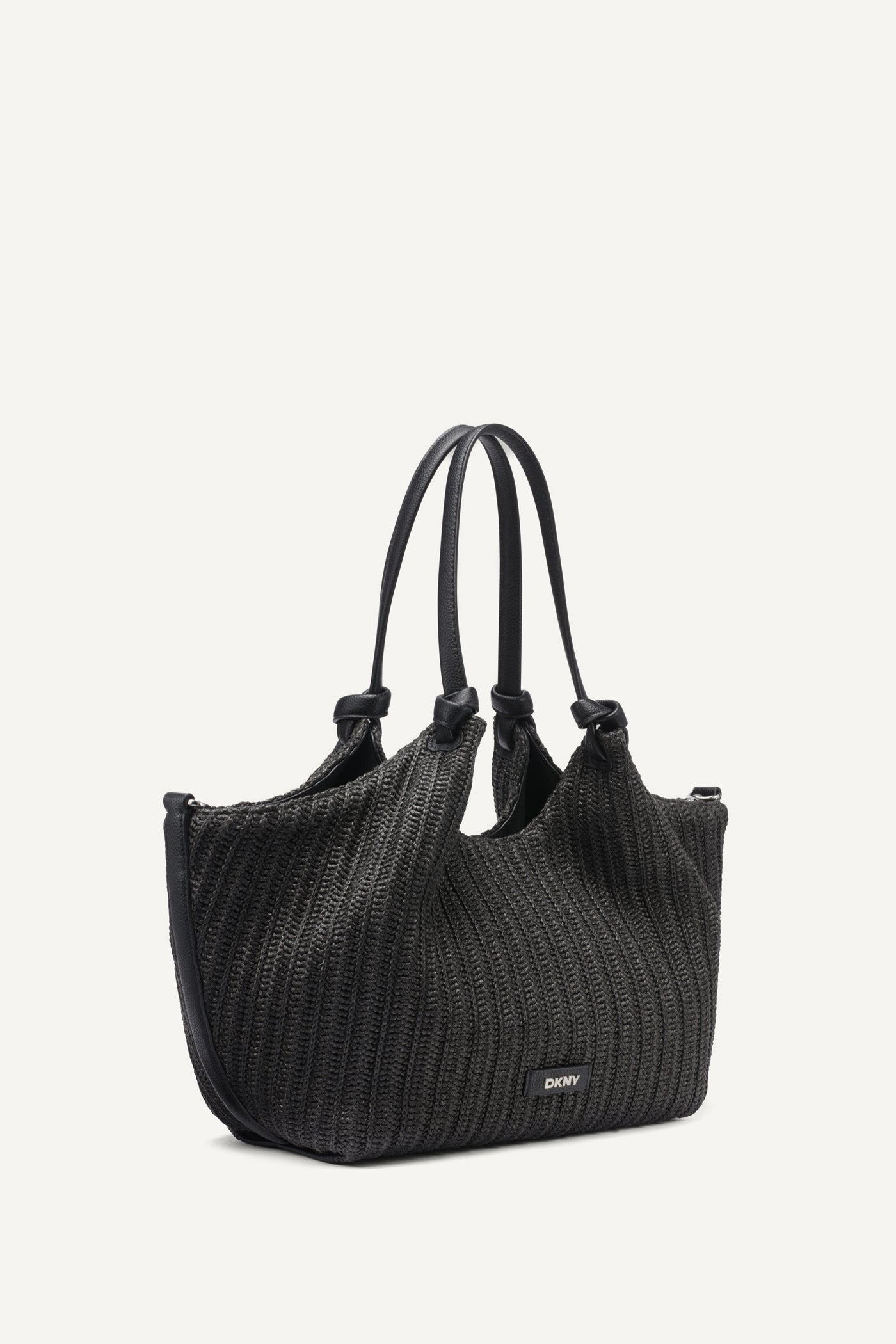 PAULA CROCHET RAFFIA MEDIUM COMMUTER TOTE VIEW 2