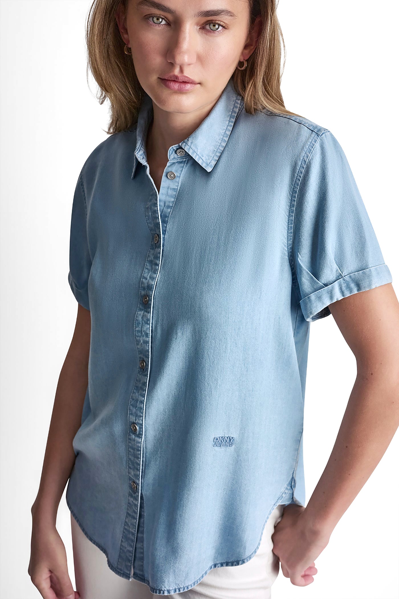 GARMENT DYE BUTTON-FRONT SHIRT VIEW 6 | Gifts Under $100 GARMENT DYE BUTTON-FRONT SHIRT VIEW 6 | Gifts Under $100