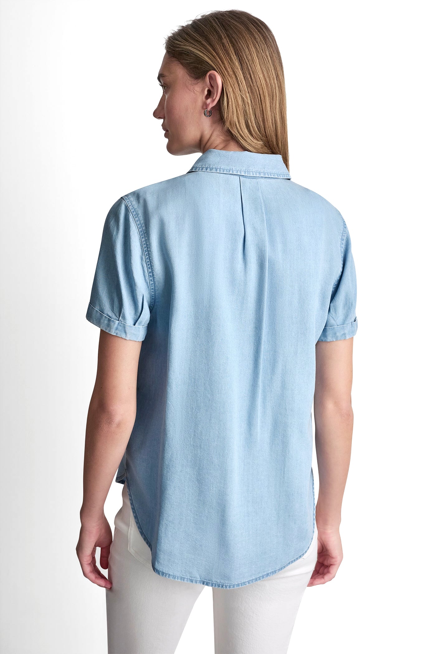 GARMENT DYE BUTTON-FRONT SHIRT VIEW 3 | Gifts Under $100 GARMENT DYE BUTTON-FRONT SHIRT VIEW 3 | Gifts Under $100