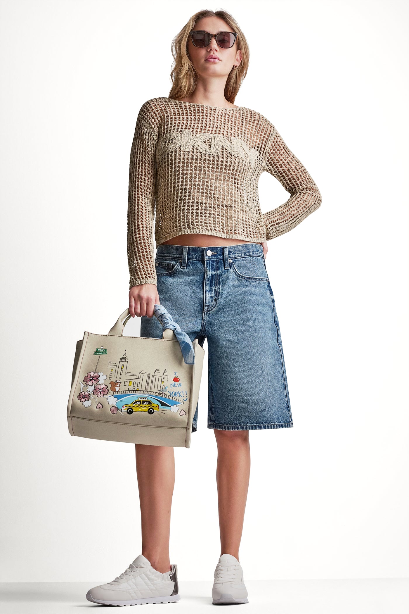 CROCHET OPEN-STITCH LOGO SWEATER VIEW 7 | Gifts Under $100 CROCHET OPEN-STITCH LOGO SWEATER VIEW 7 | Gifts Under $100
