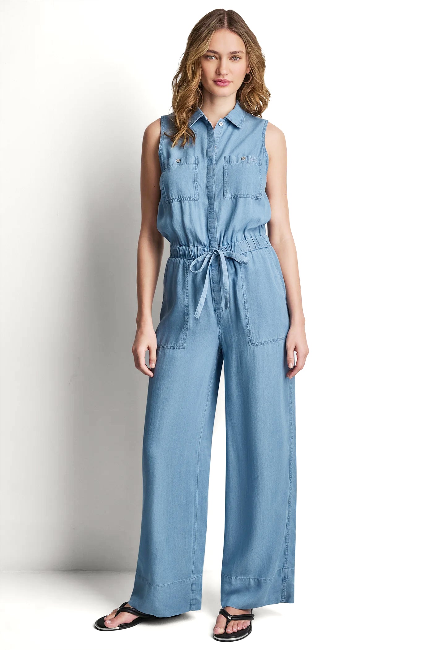 SLEEVELESS JUMPSUIT WITH COLLAR NECKLINE VIEW 5 | SALE SLEEVELESS JUMPSUIT WITH COLLAR NECKLINE VIEW 5 | SALE
