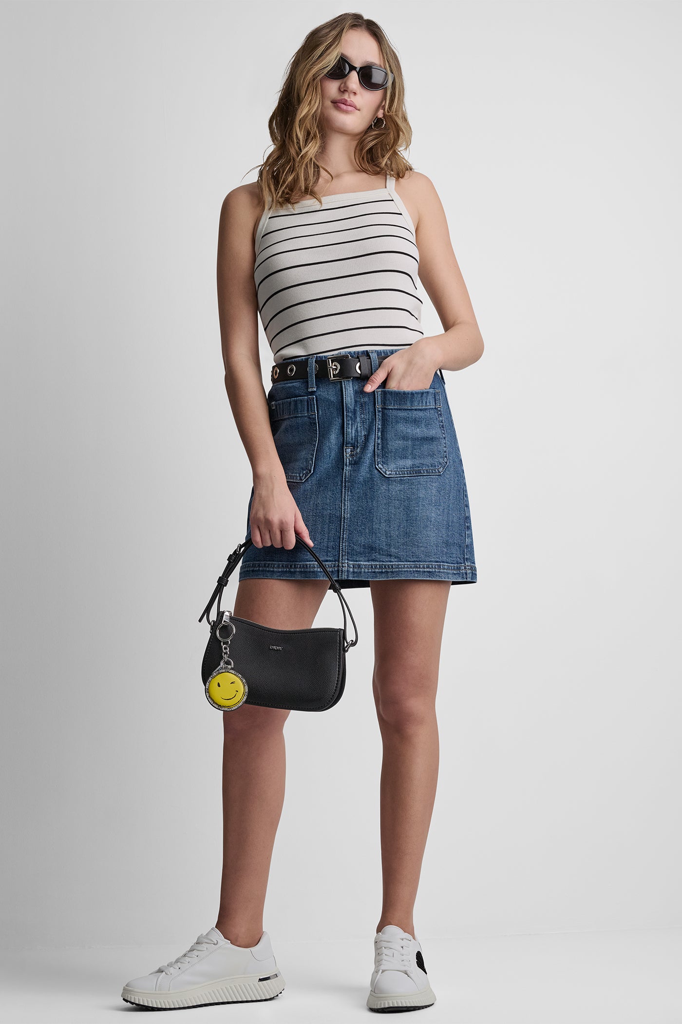 HIGH-RISE PATCH POCKET MINI SKIRT VIEW 8 HIGH-RISE PATCH POCKET MINI SKIRT VIEW 8