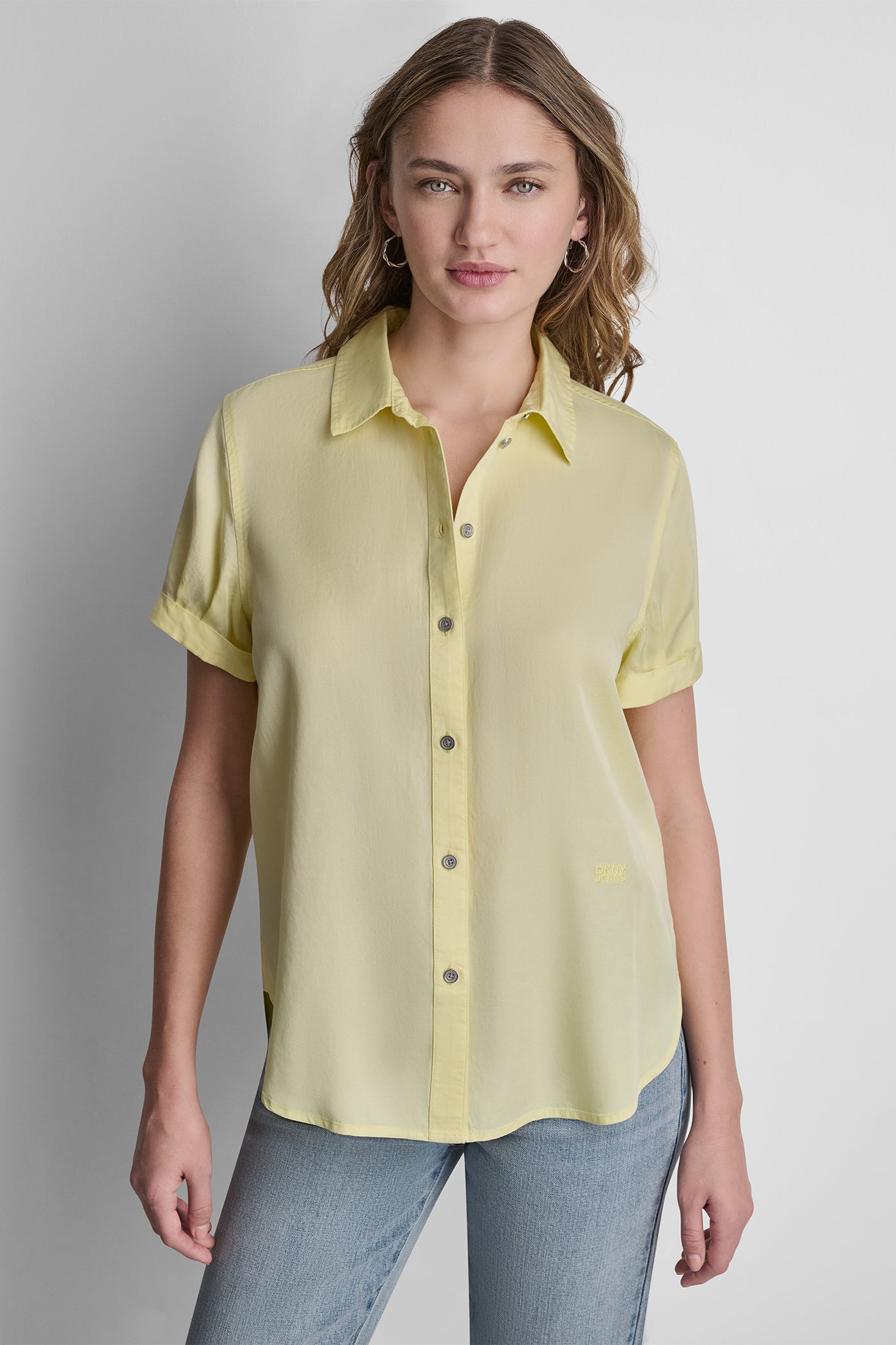 GARMENT DYE BUTTON-FRONT SHIRT View 1 | Gifts Under $100 GARMENT DYE BUTTON-FRONT SHIRT View 1 | Gifts Under $100