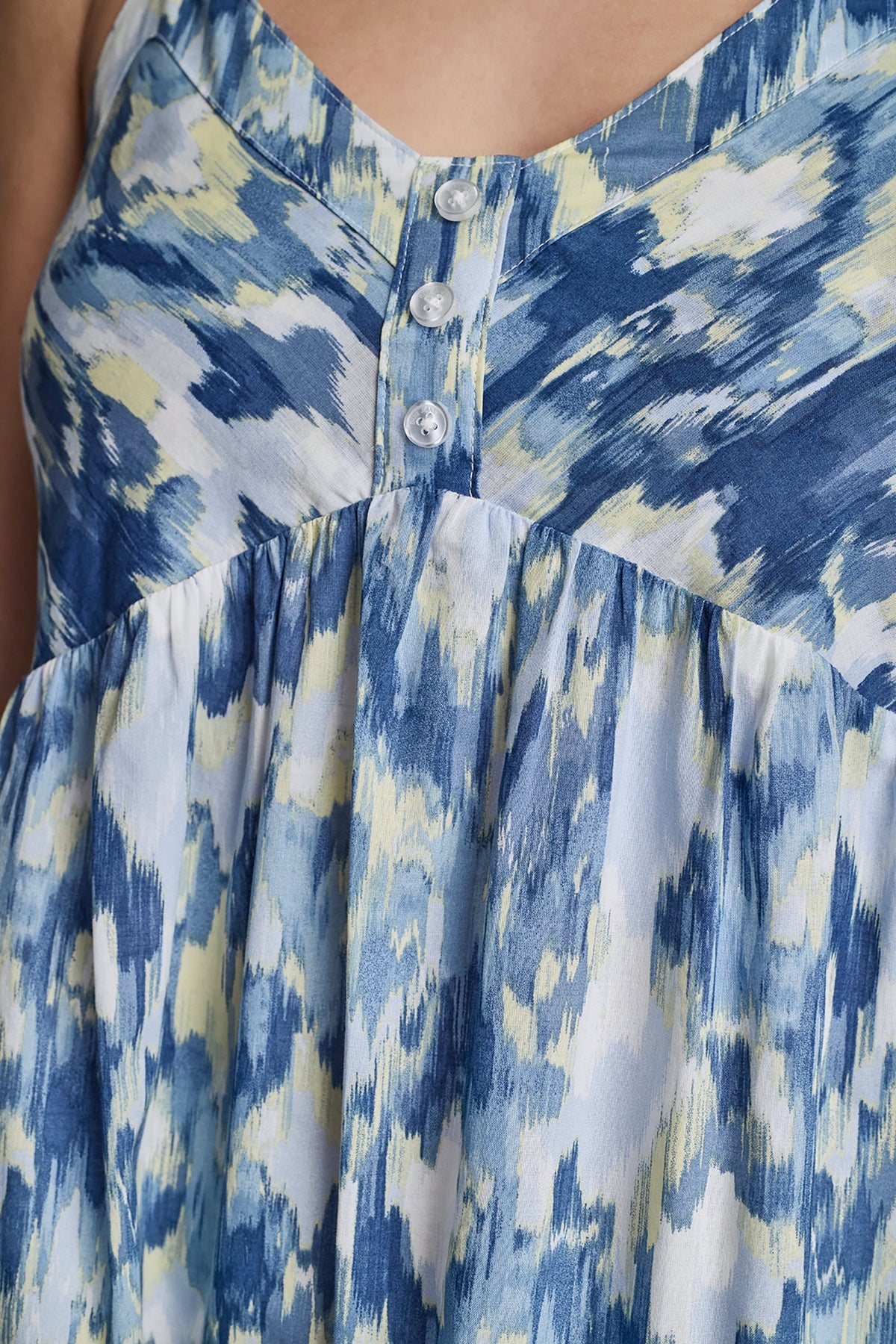 PRINTED TIERED MIDI TANK DRESS VIEW 2
