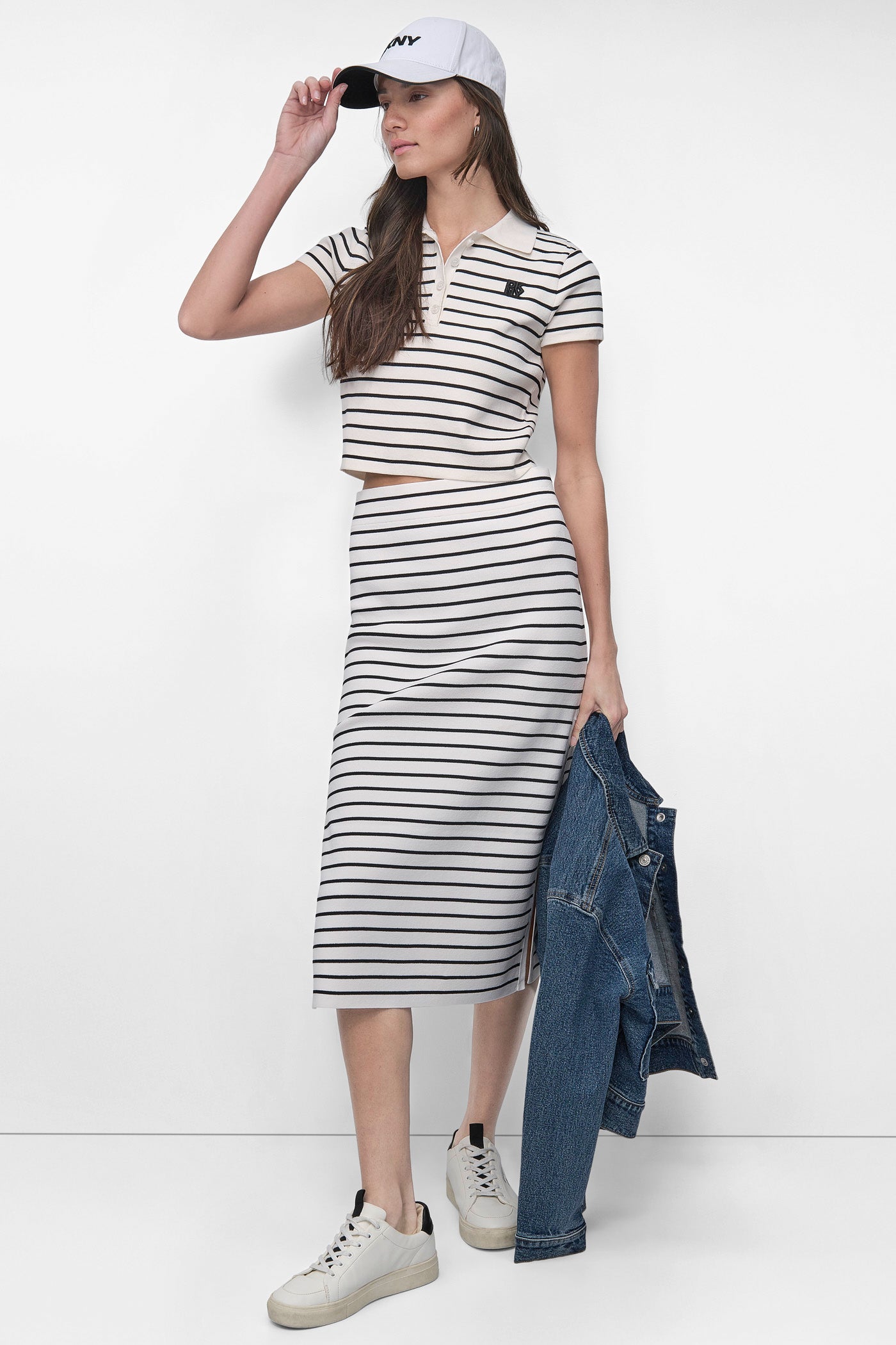 HIGH-RISE MIDI SWEATER PENCIL SKIRT VIEW 8 | DKNY JEANS HIGH-RISE MIDI SWEATER PENCIL SKIRT VIEW 8 | DKNY JEANS