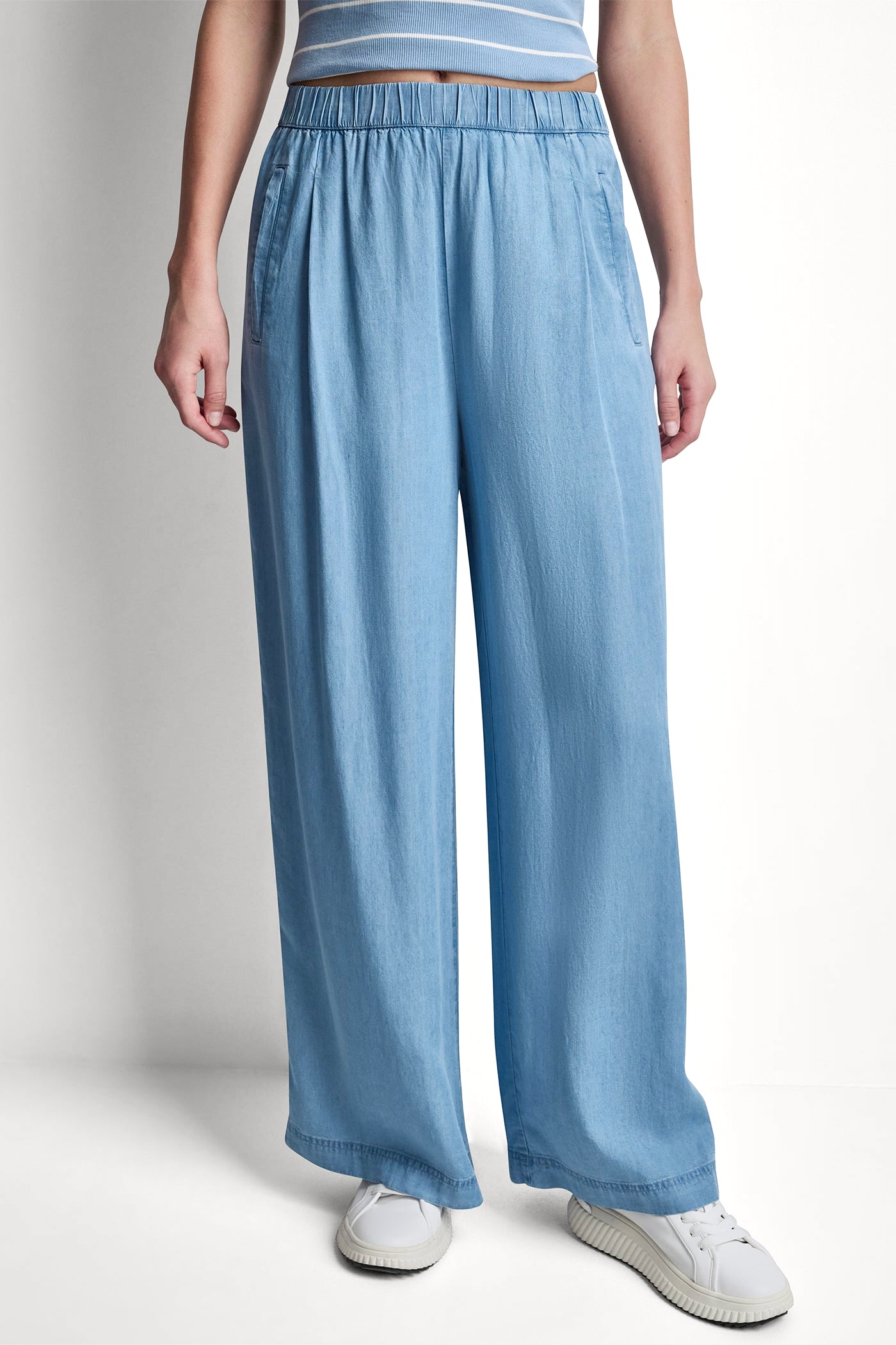 WIDE LEG TENCEL PANT View 2 | Pants & Denim WIDE LEG TENCEL PANT View 2 | Pants & Denim