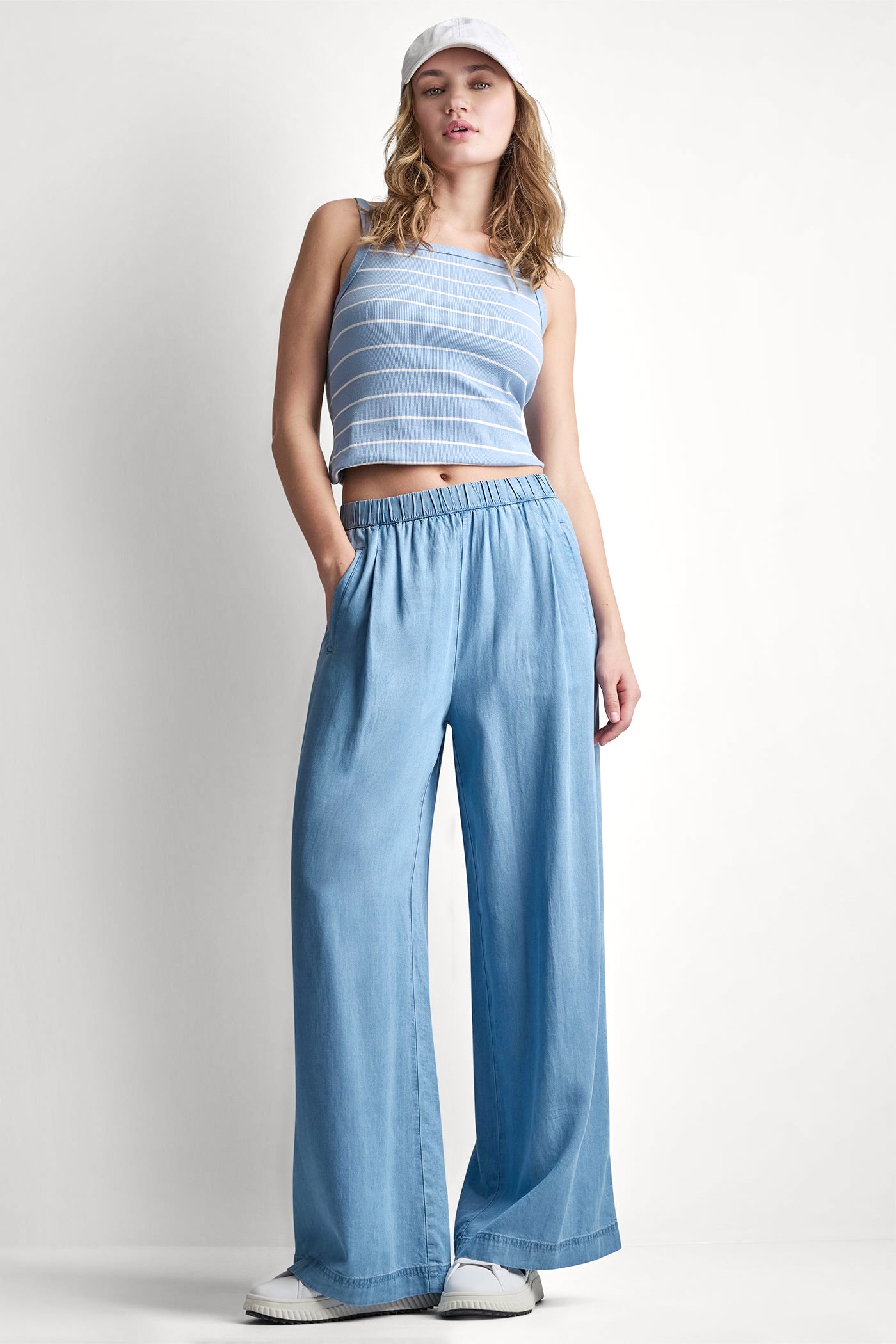 WIDE LEG TENCEL PANT View 1 | Pants & Denim WIDE LEG TENCEL PANT View 1 | Pants & Denim
