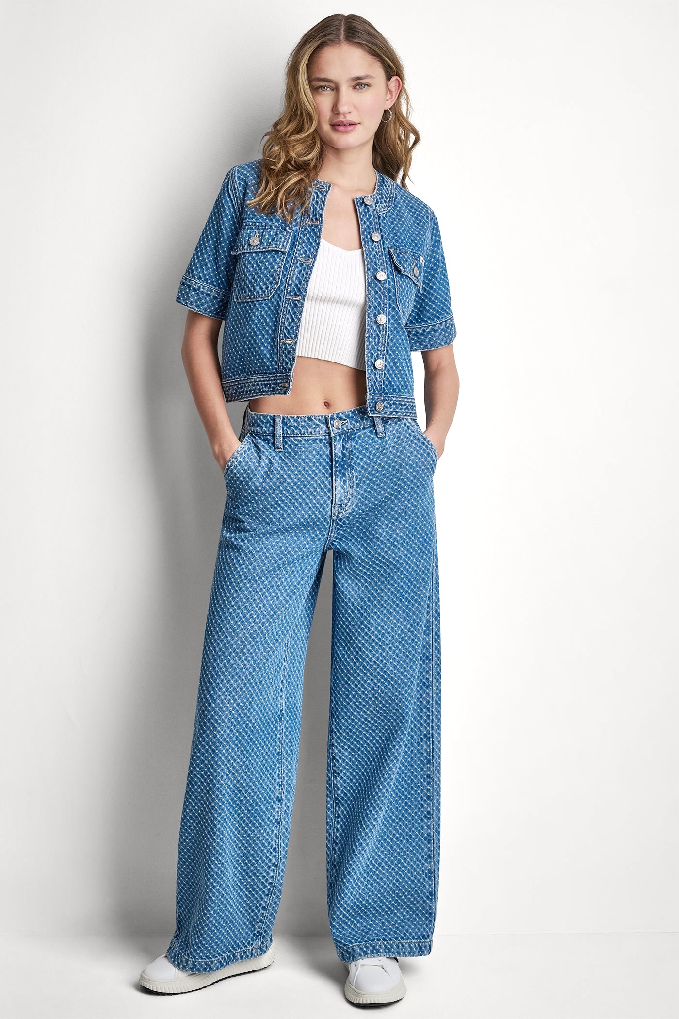 PATCH POCKET DENIM SHIRT JACKET VIEW 5 | Women's Clearance PATCH POCKET DENIM SHIRT JACKET VIEW 5 | Women's Clearance