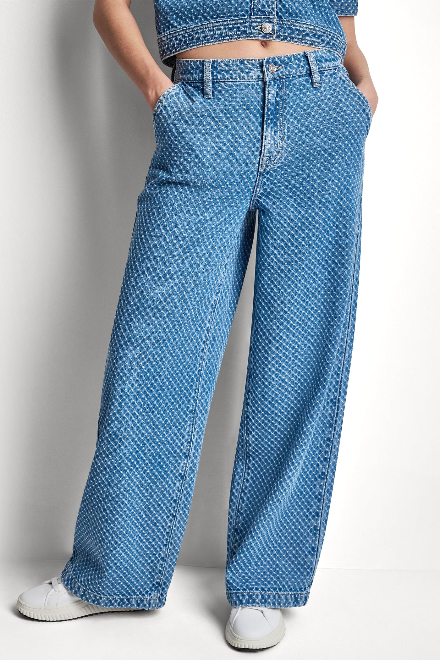 MID-RISE WIDE LEG WITH SLASH POCKETS View 2 | Pants & Denim MID-RISE WIDE LEG WITH SLASH POCKETS View 2 | Pants & Denim