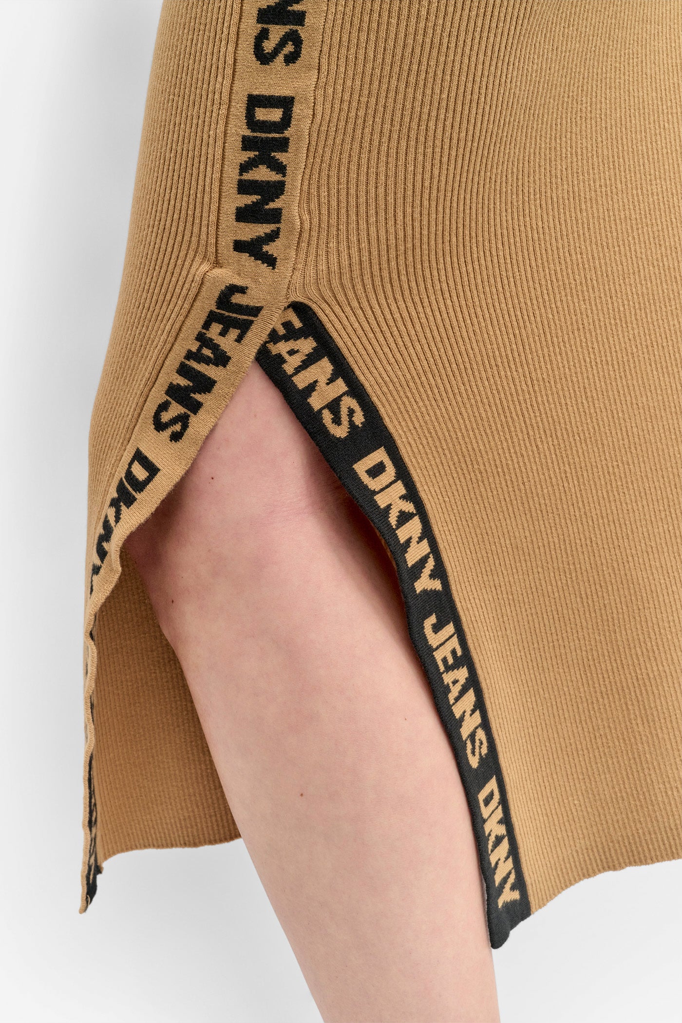 LOGO RIB-KNIT MIDI SKIRT VIEW 4 | DKNY JEANS LOGO RIB-KNIT MIDI SKIRT VIEW 4 | DKNY JEANS