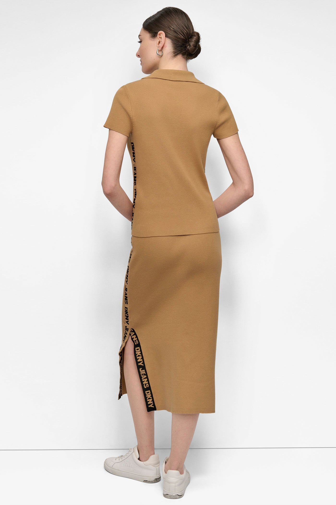 LOGO RIB-KNIT POLO VIEW 6 | DKNY25 LOGO RIB-KNIT POLO VIEW 6 | DKNY25