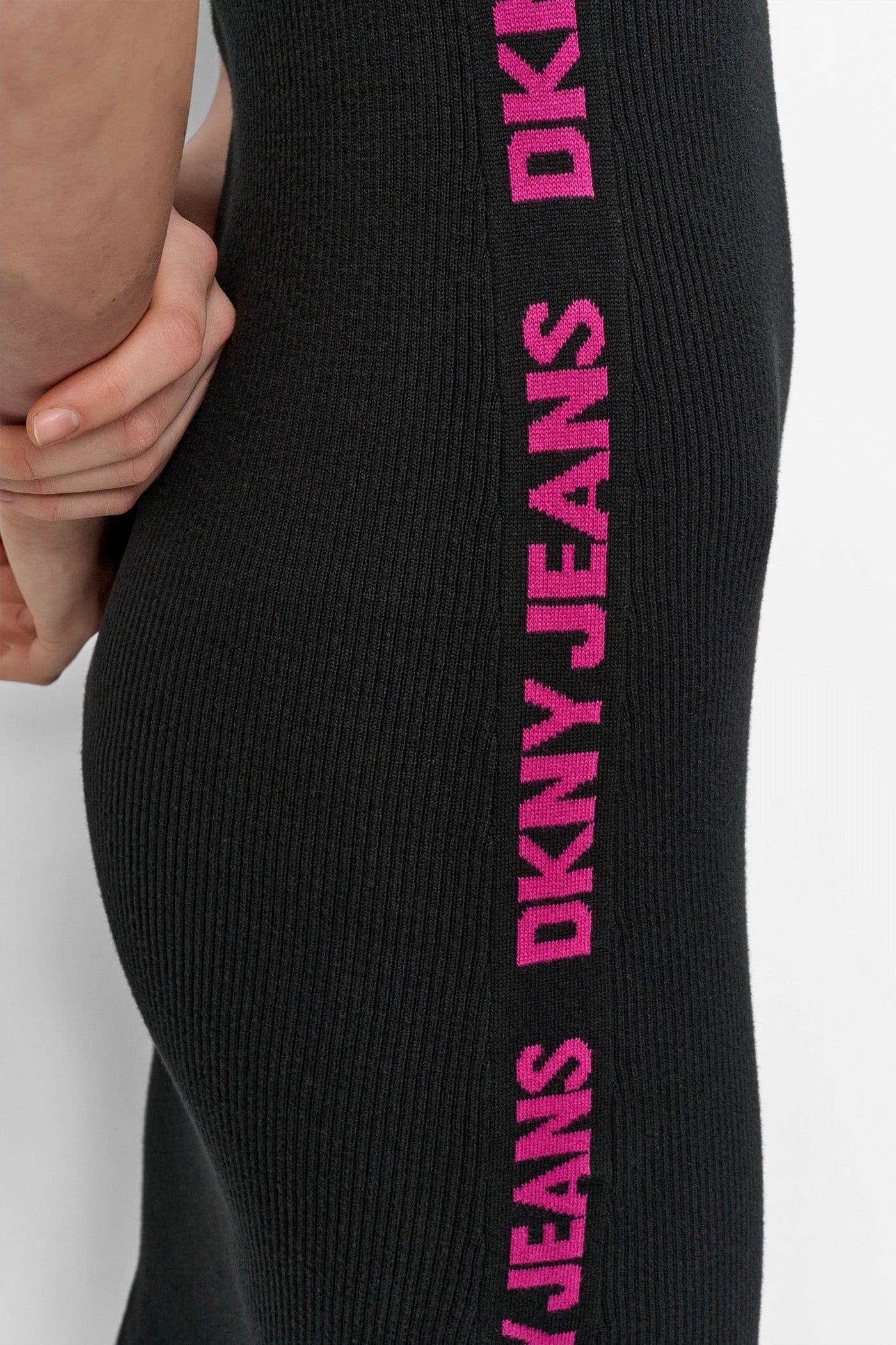 LOGO MIDI SWEATER TANK DRESS VIEW 5 | DKNY JEANS LOGO MIDI SWEATER TANK DRESS VIEW 5 | DKNY JEANS
