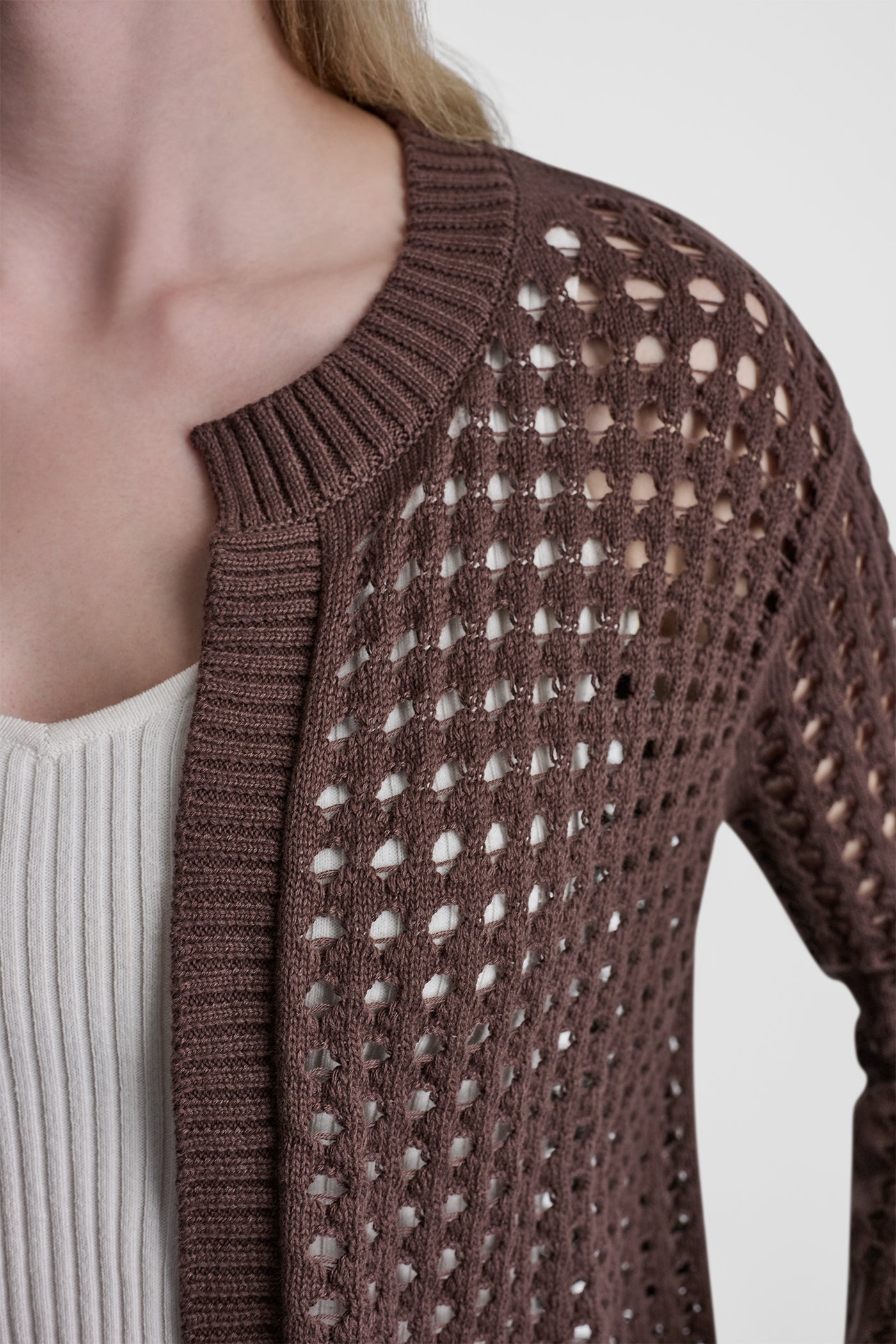 OPEN STITCH DROP SHOULDER CARDIGAN VIEW 6 | Gifts Under $100 OPEN STITCH DROP SHOULDER CARDIGAN VIEW 6 | Gifts Under $100