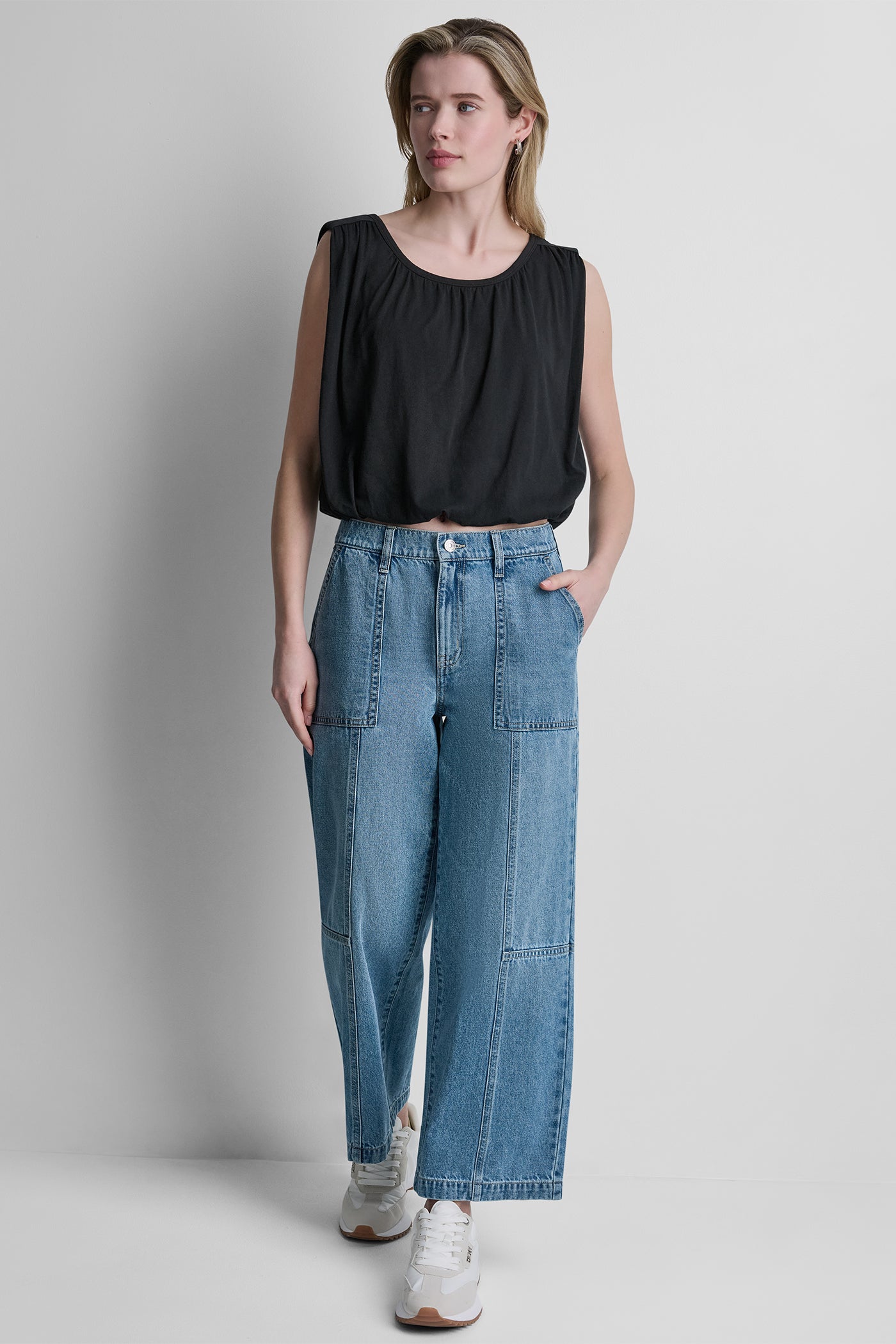 SLEEVELESS RUCHED TOP VIEW 5 SLEEVELESS RUCHED TOP VIEW 5