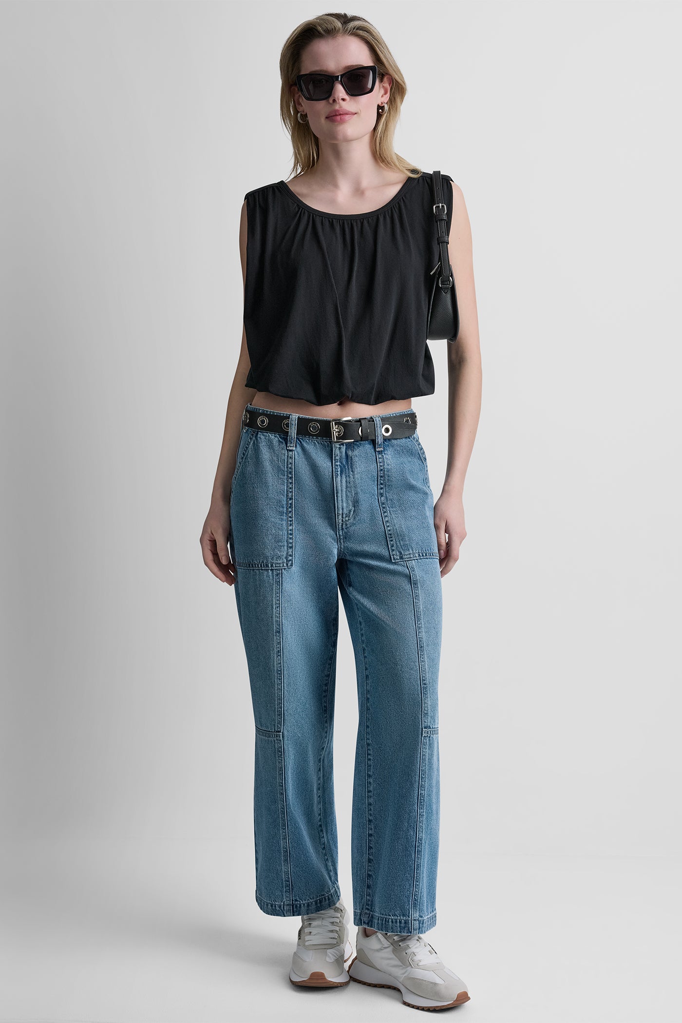 SLEEVELESS RUCHED TOP VIEW 2 SLEEVELESS RUCHED TOP VIEW 2