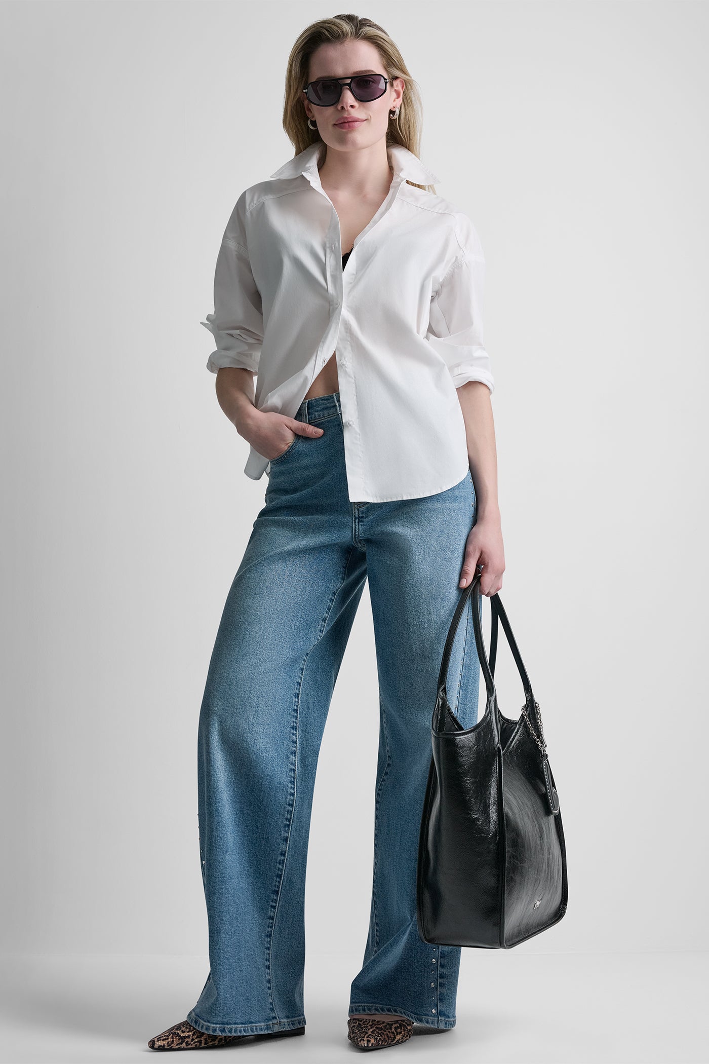 BUTTON FRONT SHIRT WITH FITTED BACK View 1 | SALE BUTTON FRONT SHIRT WITH FITTED BACK View 1 | SALE