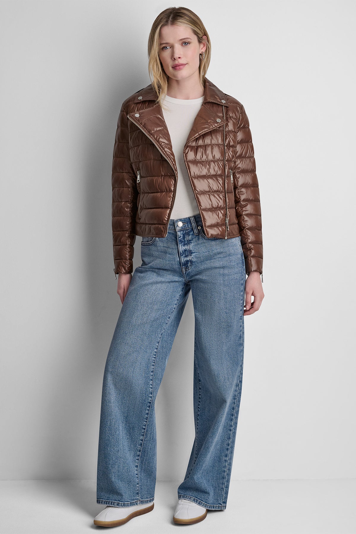 MOTO STYLE PUFFER JACKET View 2 | Coat's Sale MOTO STYLE PUFFER JACKET View 2 | Coat's Sale